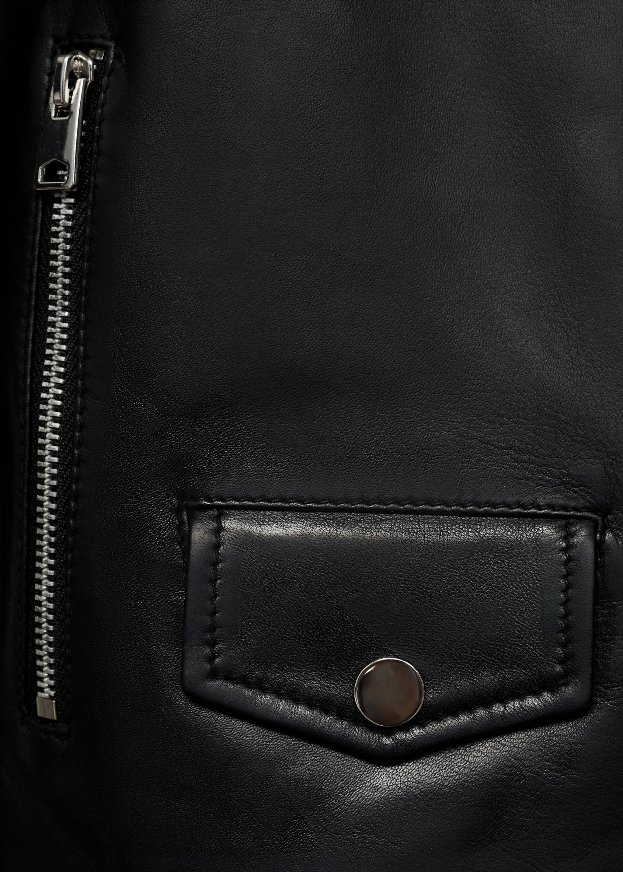 Cazadora biker piel - Detalle del artículo 0