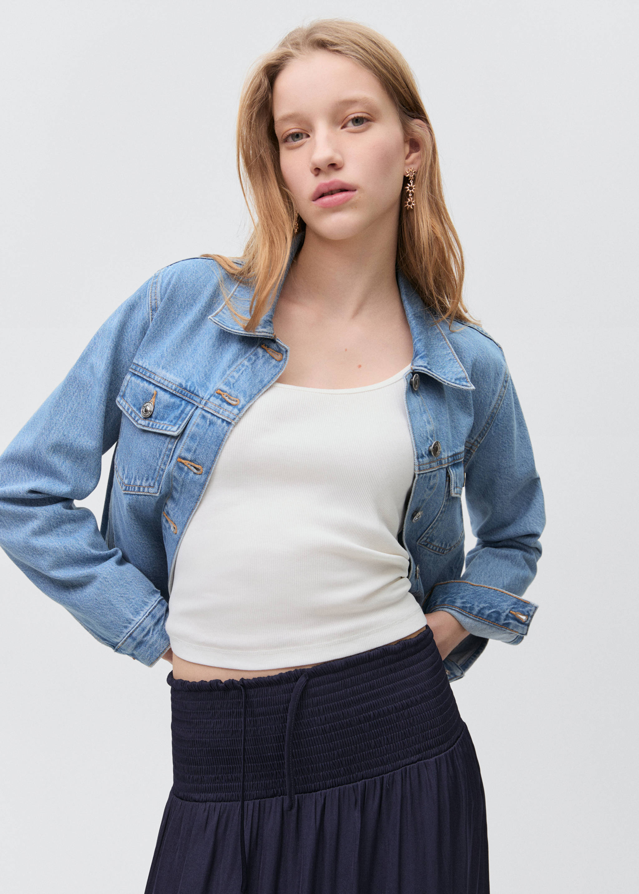 Длинная юбка с воланами - Деталь изделия 1