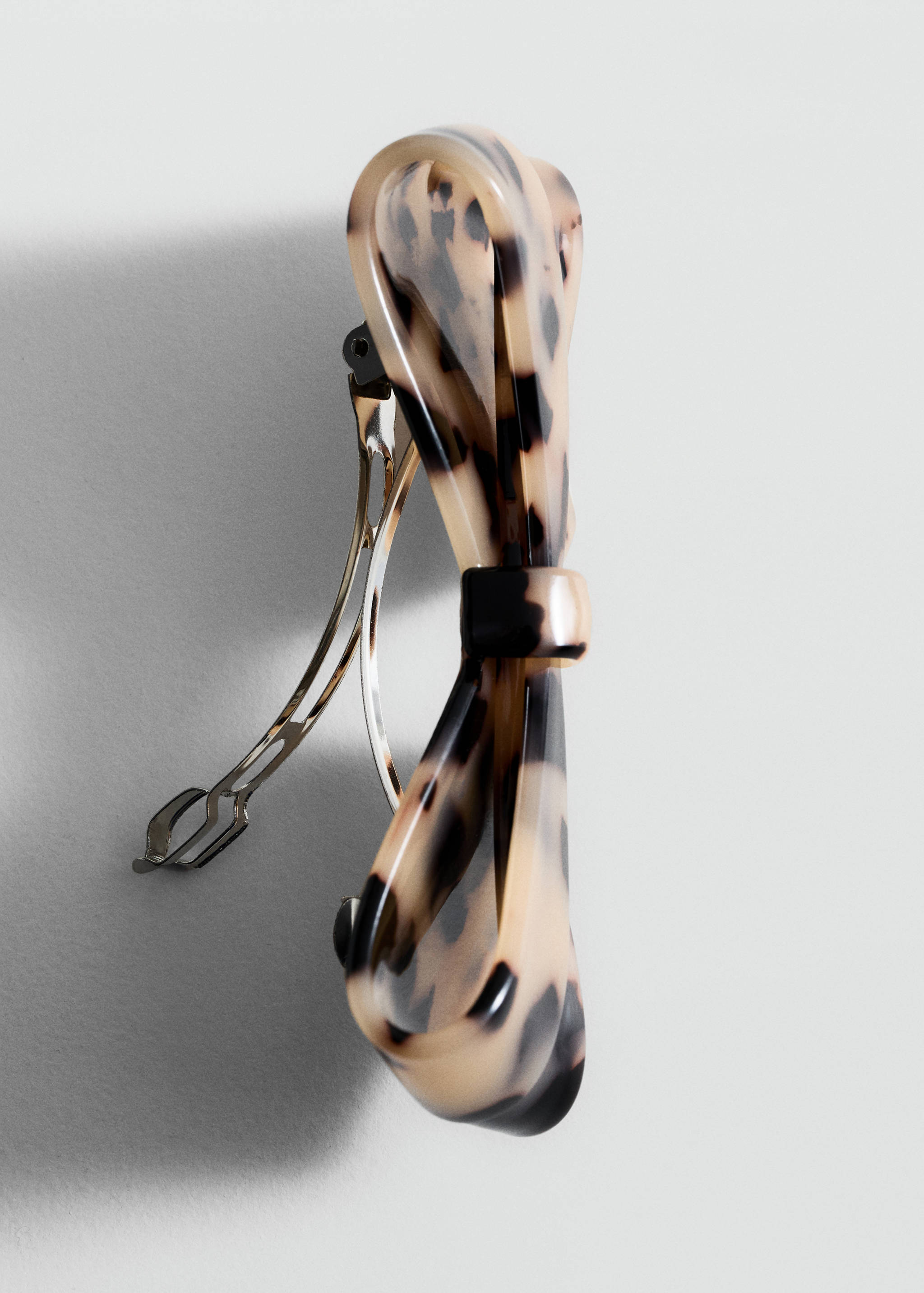 Haarklammer mit Schleife - Mittlere Ansicht