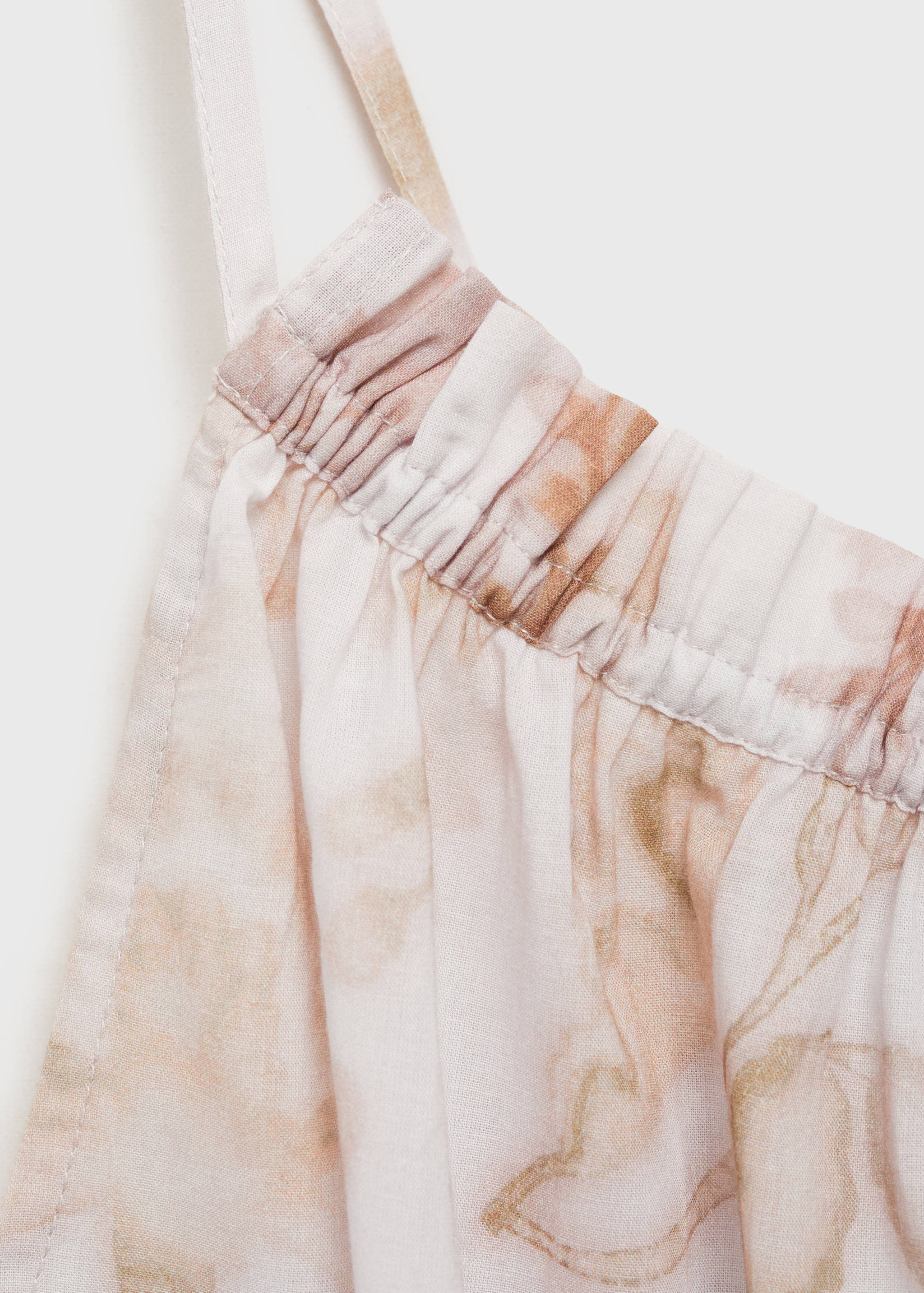 Floral print cotton nightdress - Details of the article 8