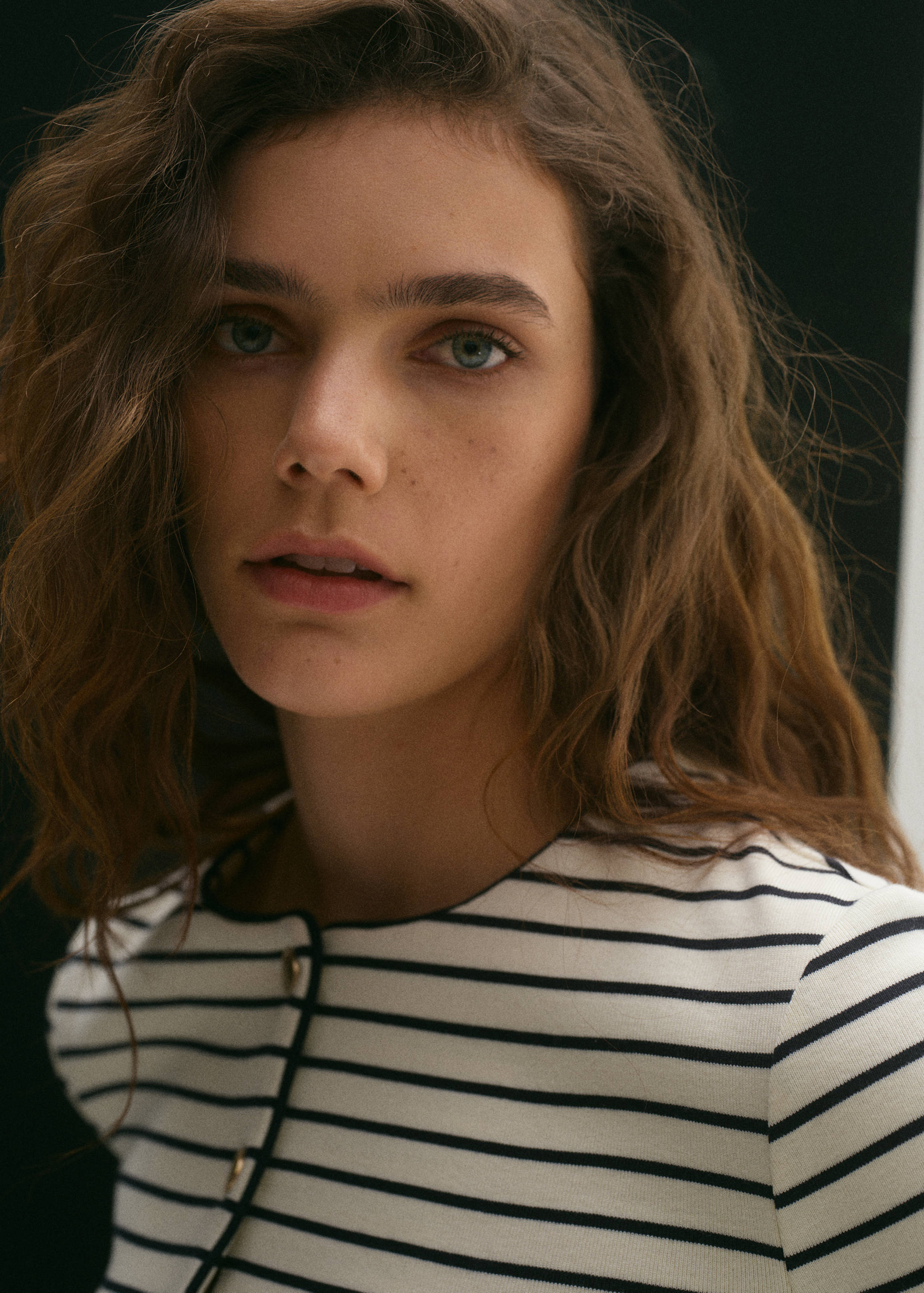 Stripped knit cardigan - Details of the article 1