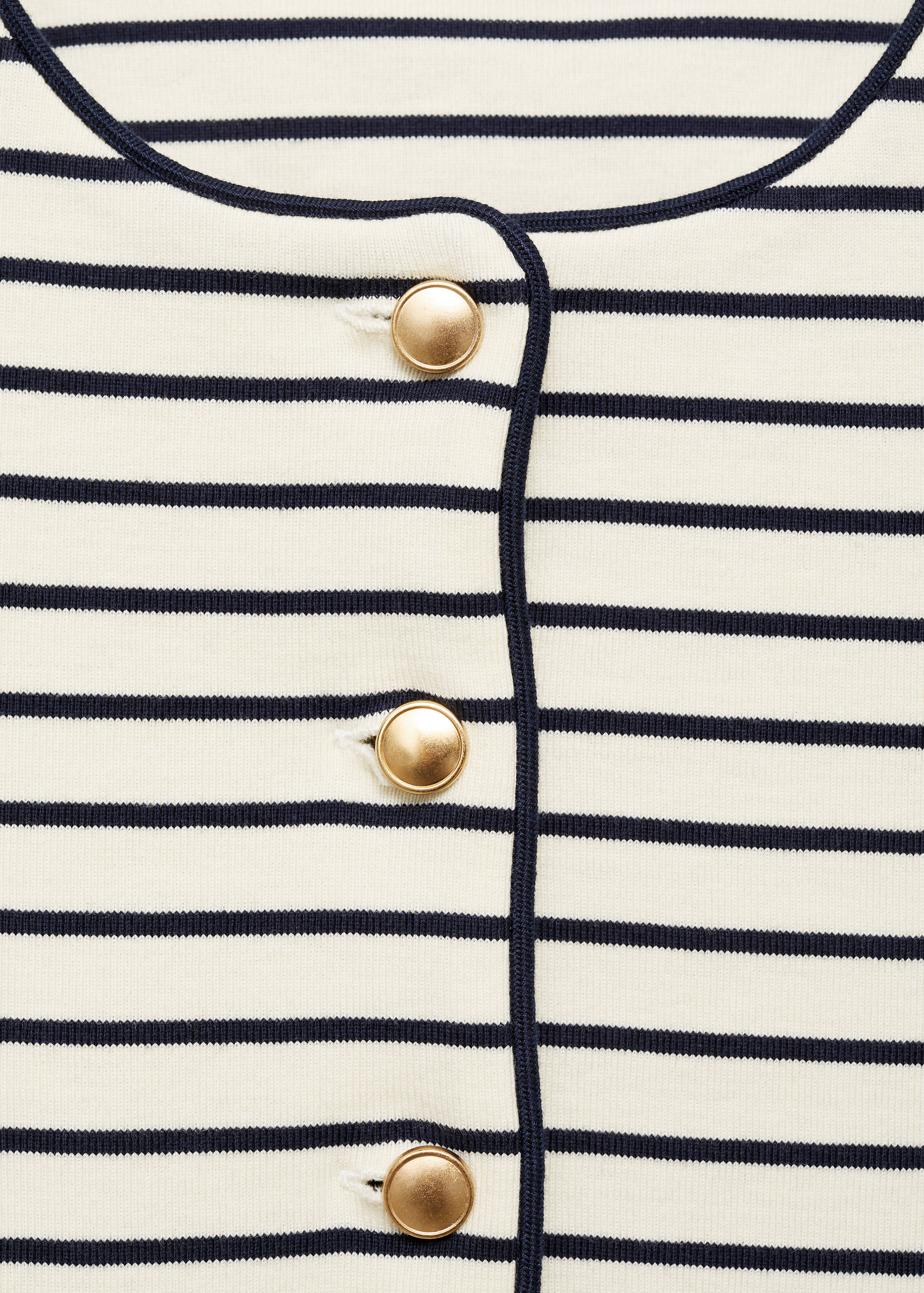 Stripped knit cardigan - Details of the article 8