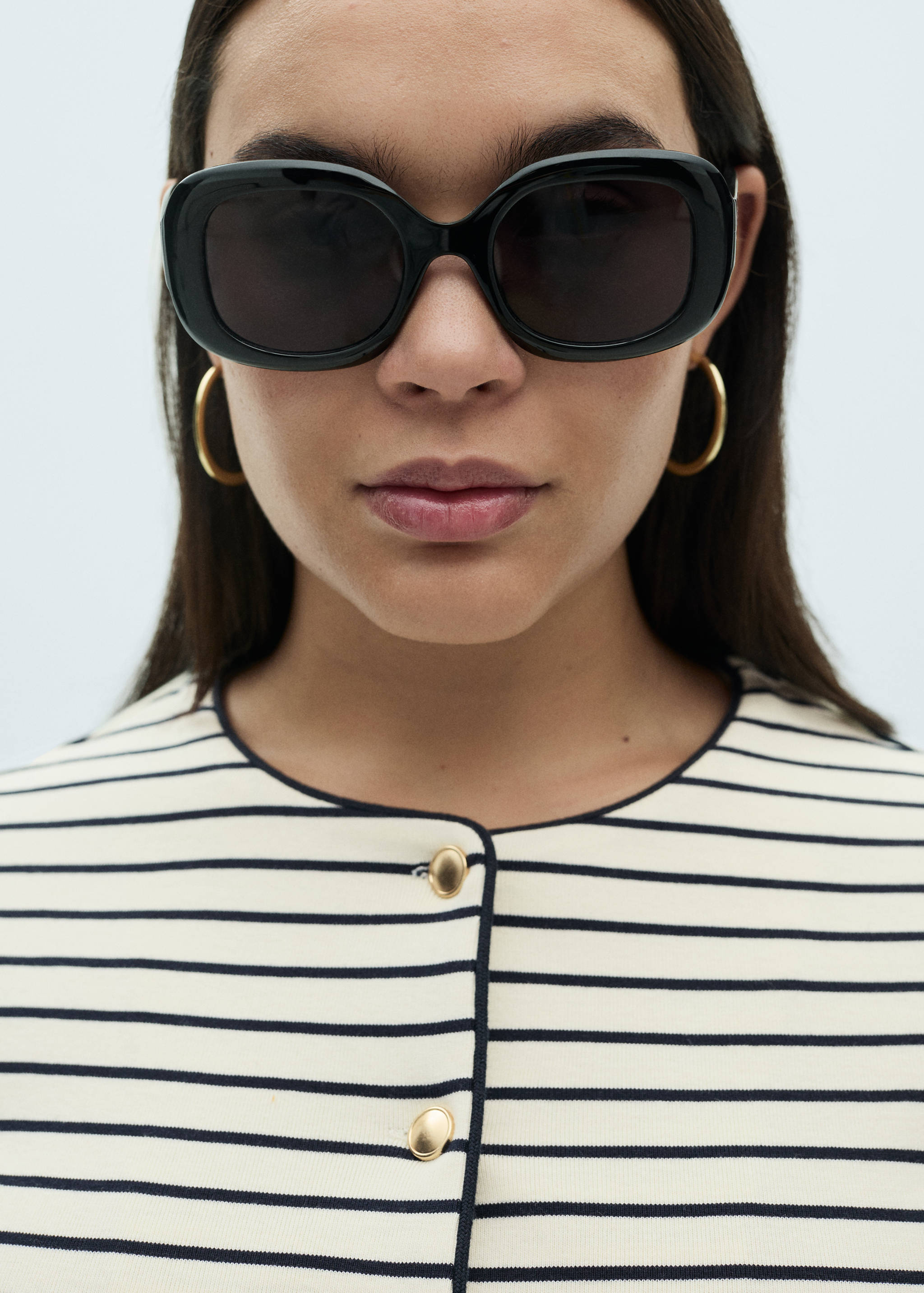 Stripped knit cardigan - Details of the article 4