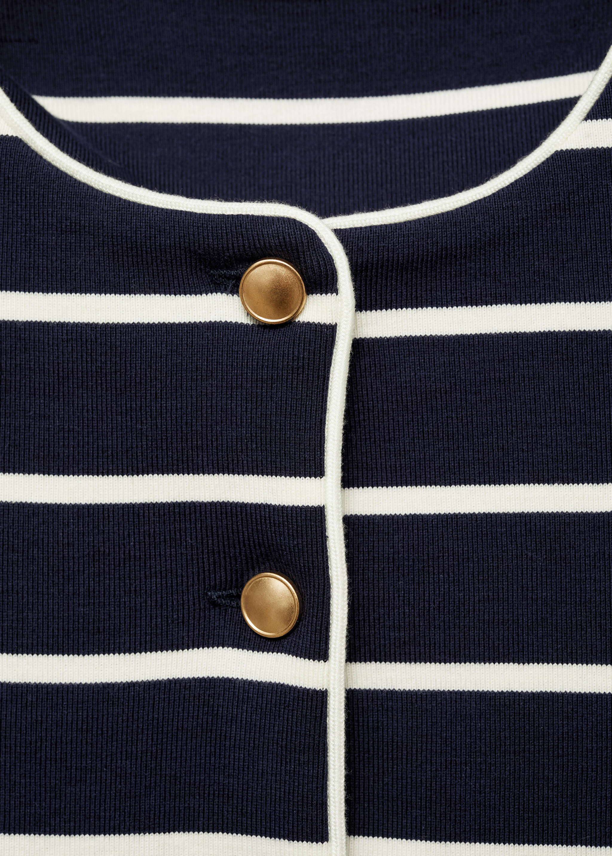 Stripped knit cardigan - Details of the article 8