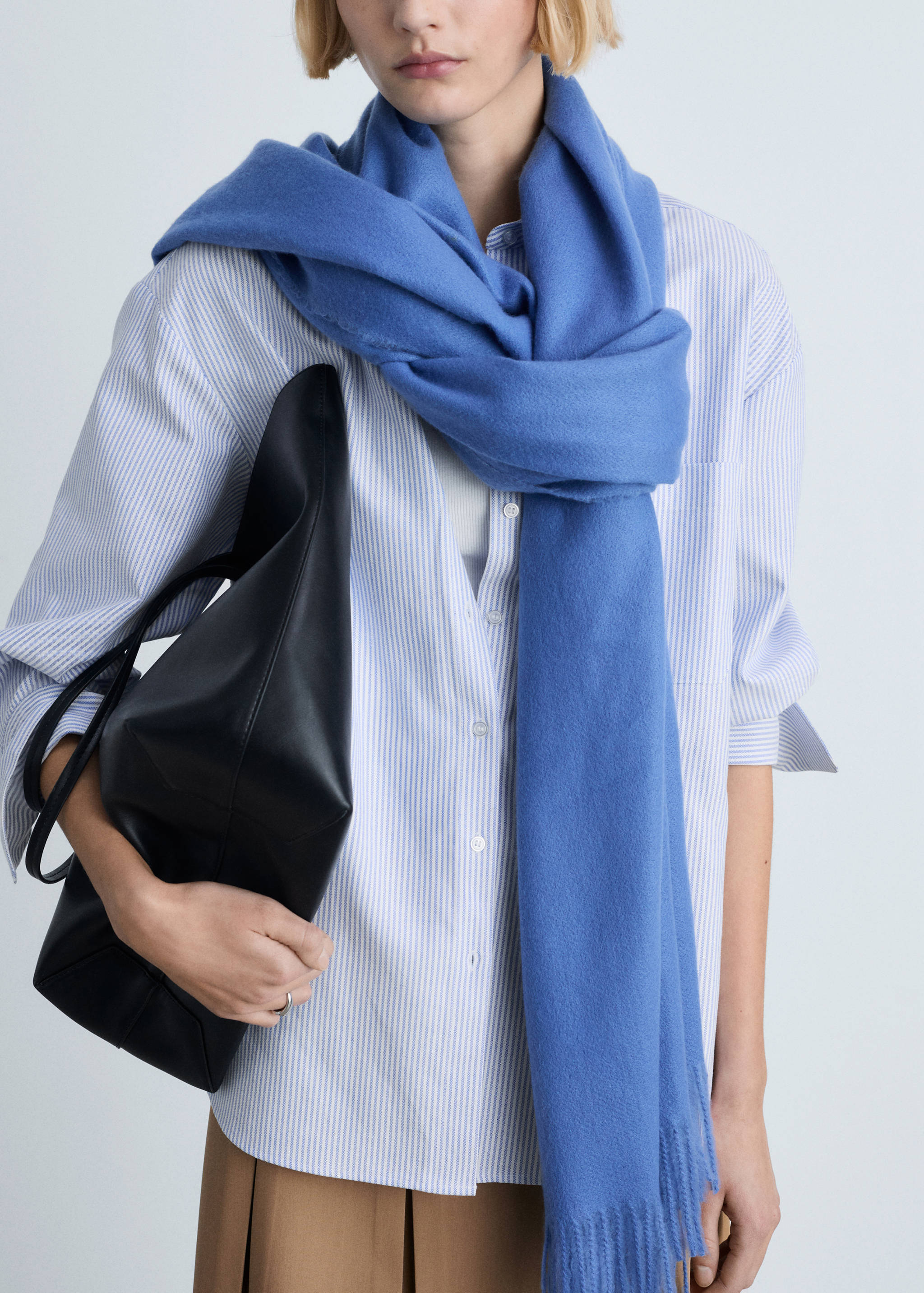 Рубашка из хлопка в полоску - Деталь изделия 6