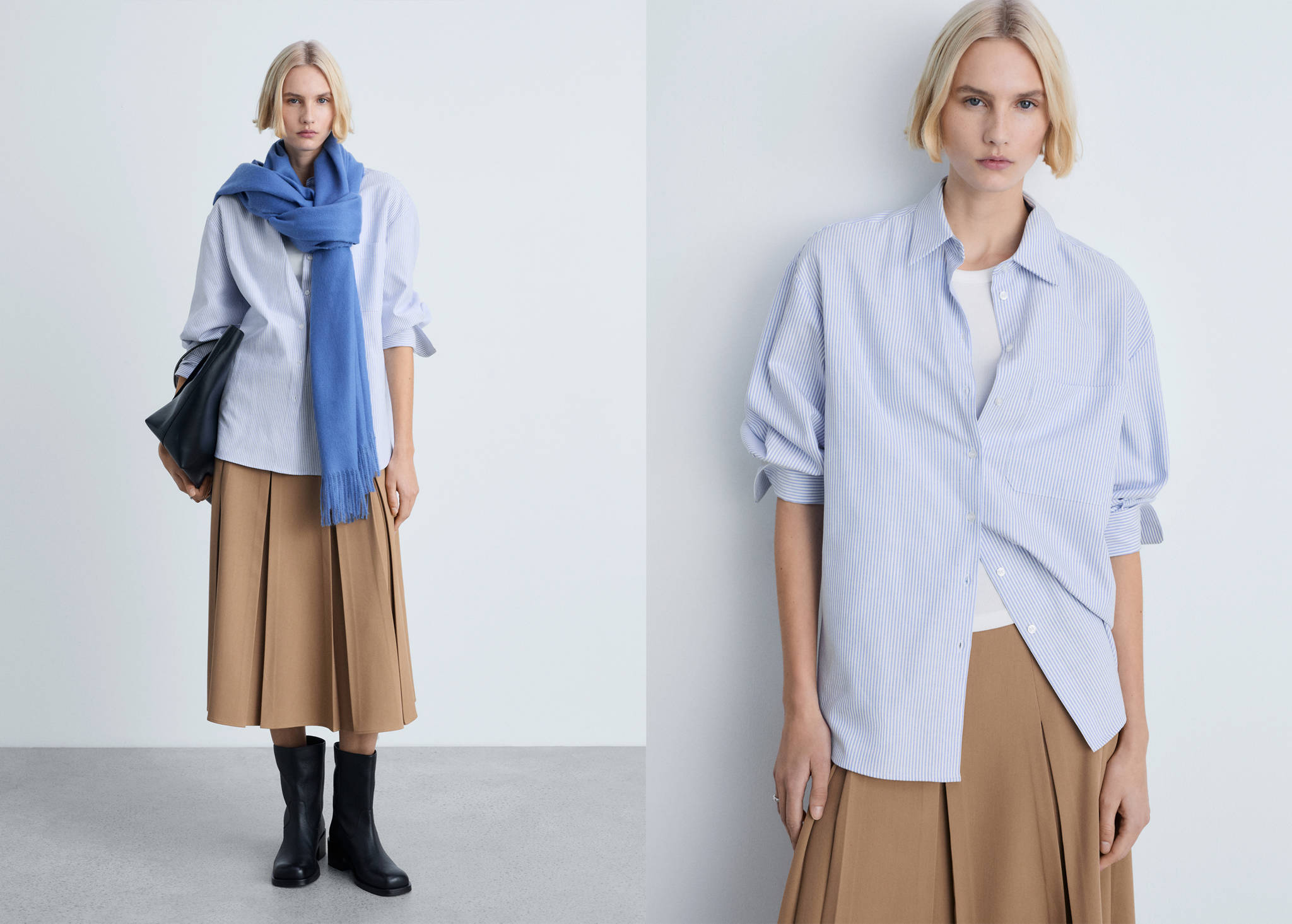 Striped cotton shirt - Panoramic plane