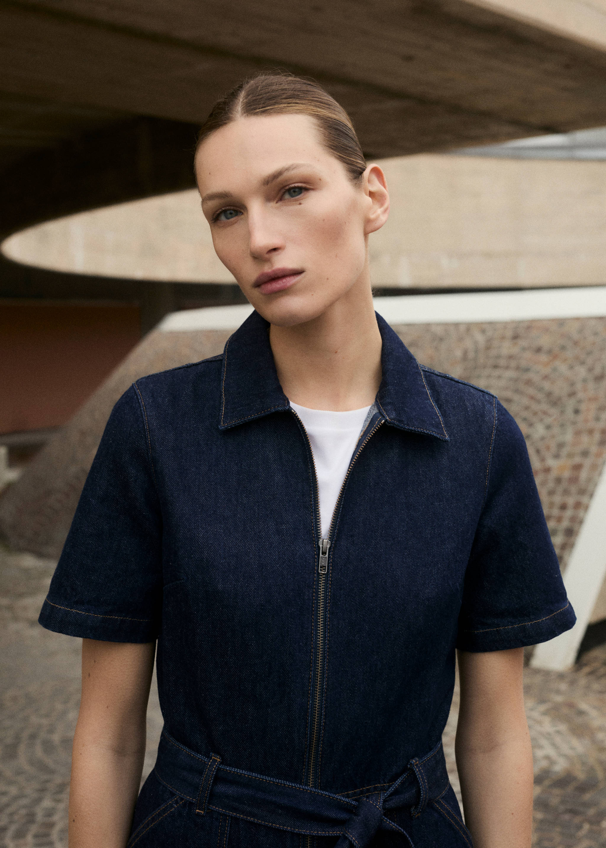 Mono vaquero manga corta - Detalle del artículo 1