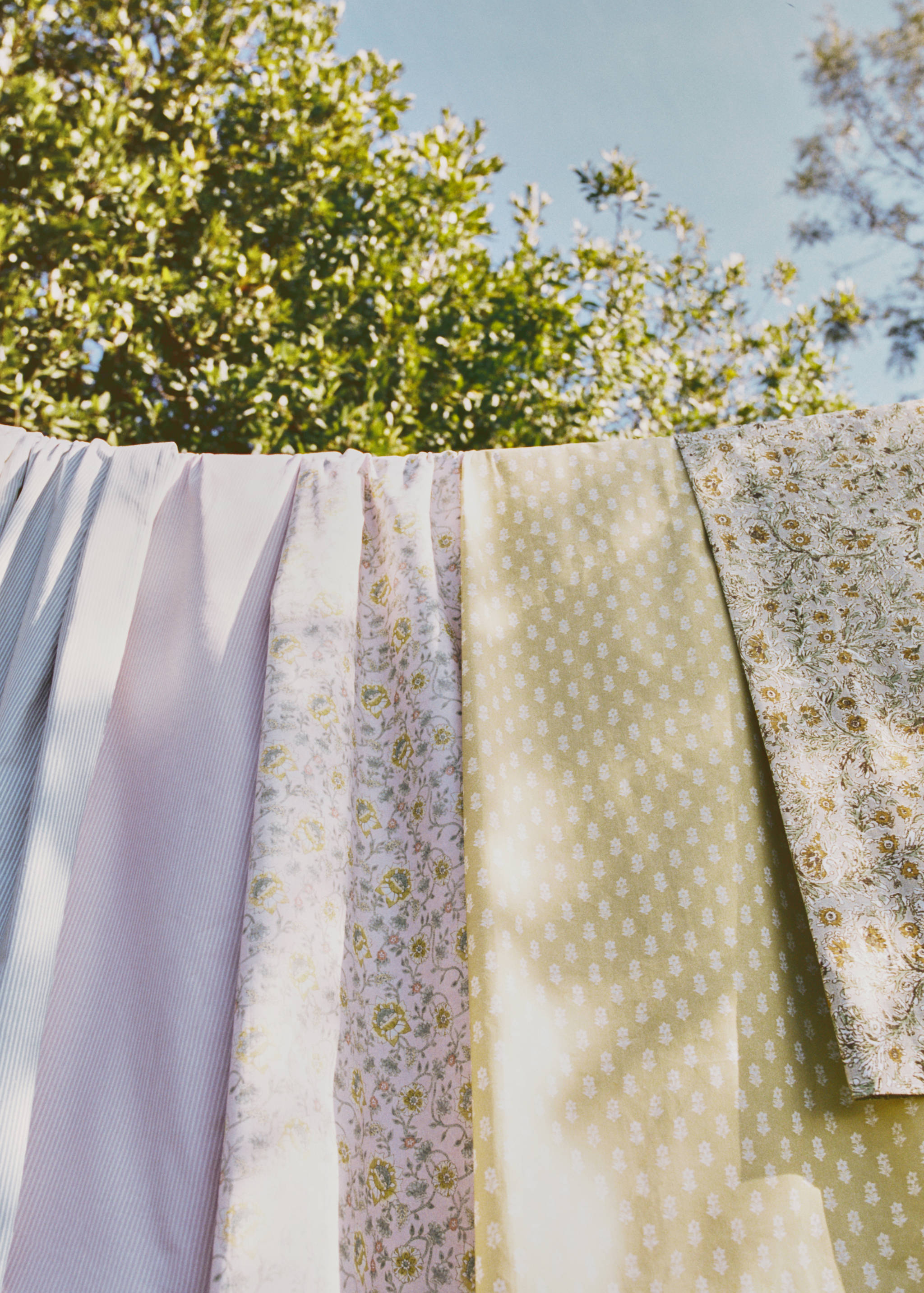 Housse de couette enfant  percale de coton imprimé fleuri lit 90 cm - Détail de l'article 6