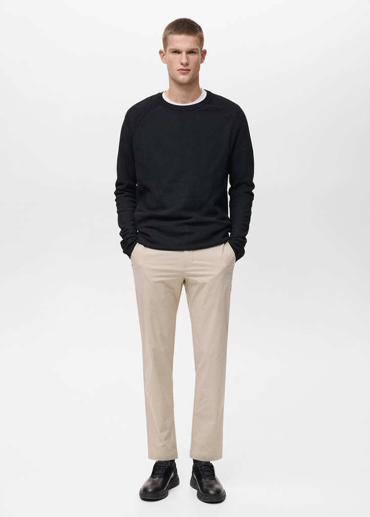 MANGO MAN - Pantalon slim-fit comfort stretch cordon sable - 42