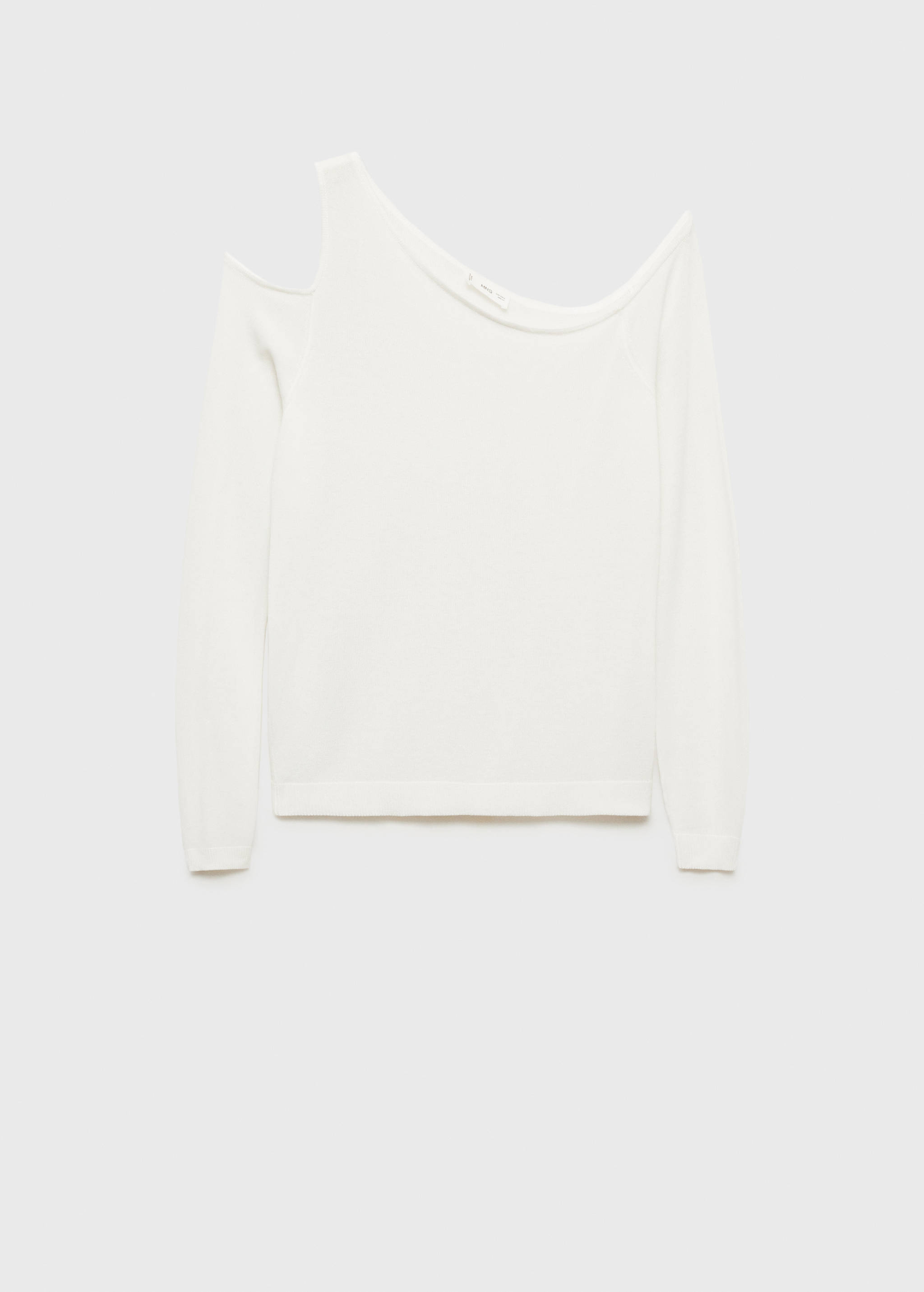 Asymmetric knit sweater - Article without model