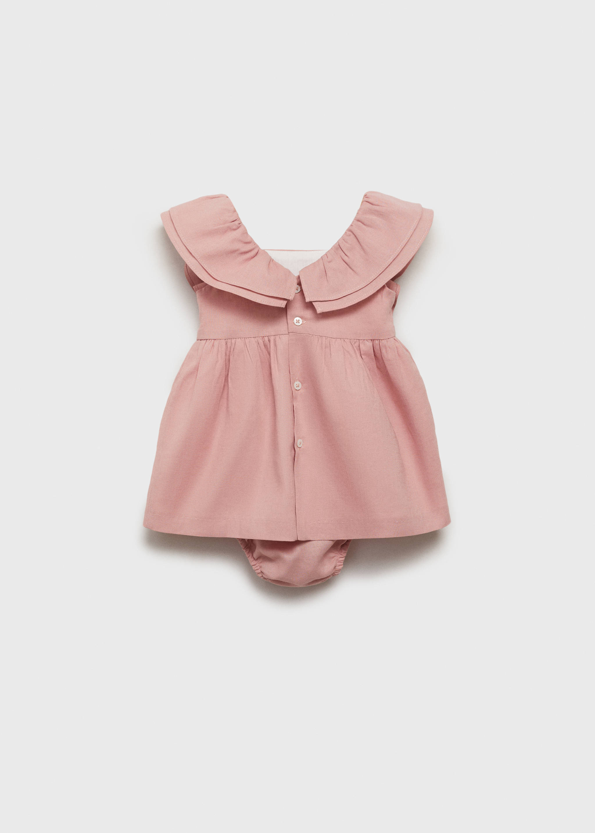 Linen dress and nappy cover - Reverse of the article