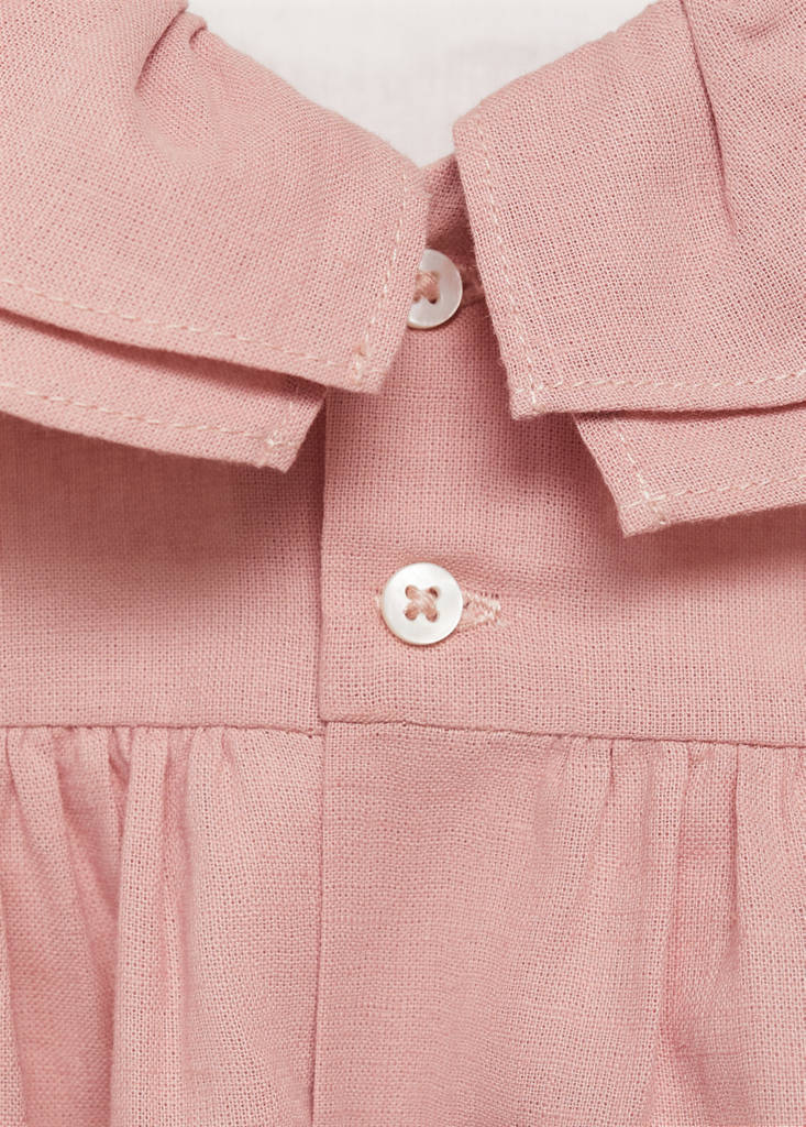Linen dress and nappy cover — Pink