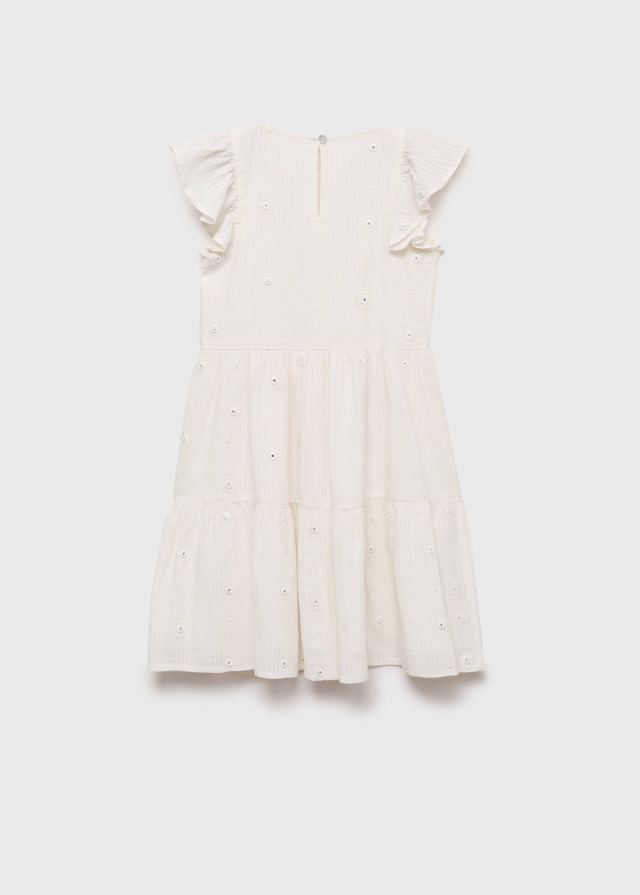 Polka-dots cotton dress - Reverse of the article