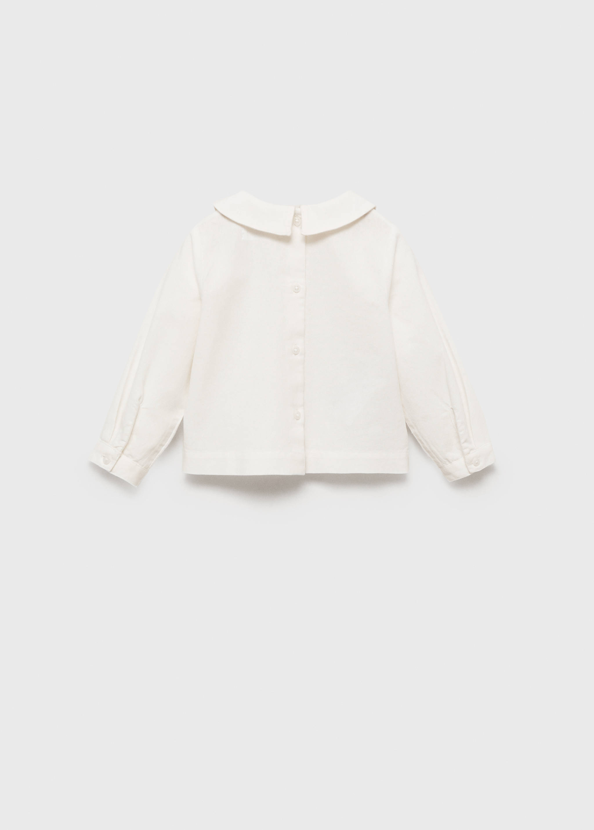 Babydoll collar blouse - Reverse of the article