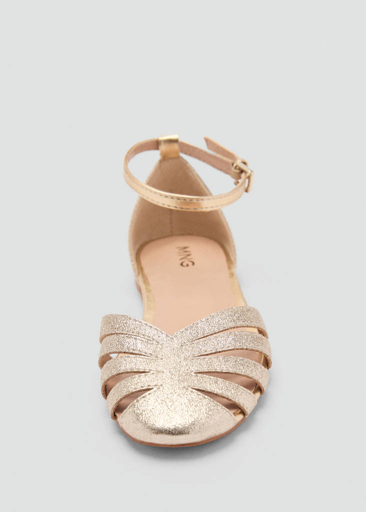 Strips sandals — Gold