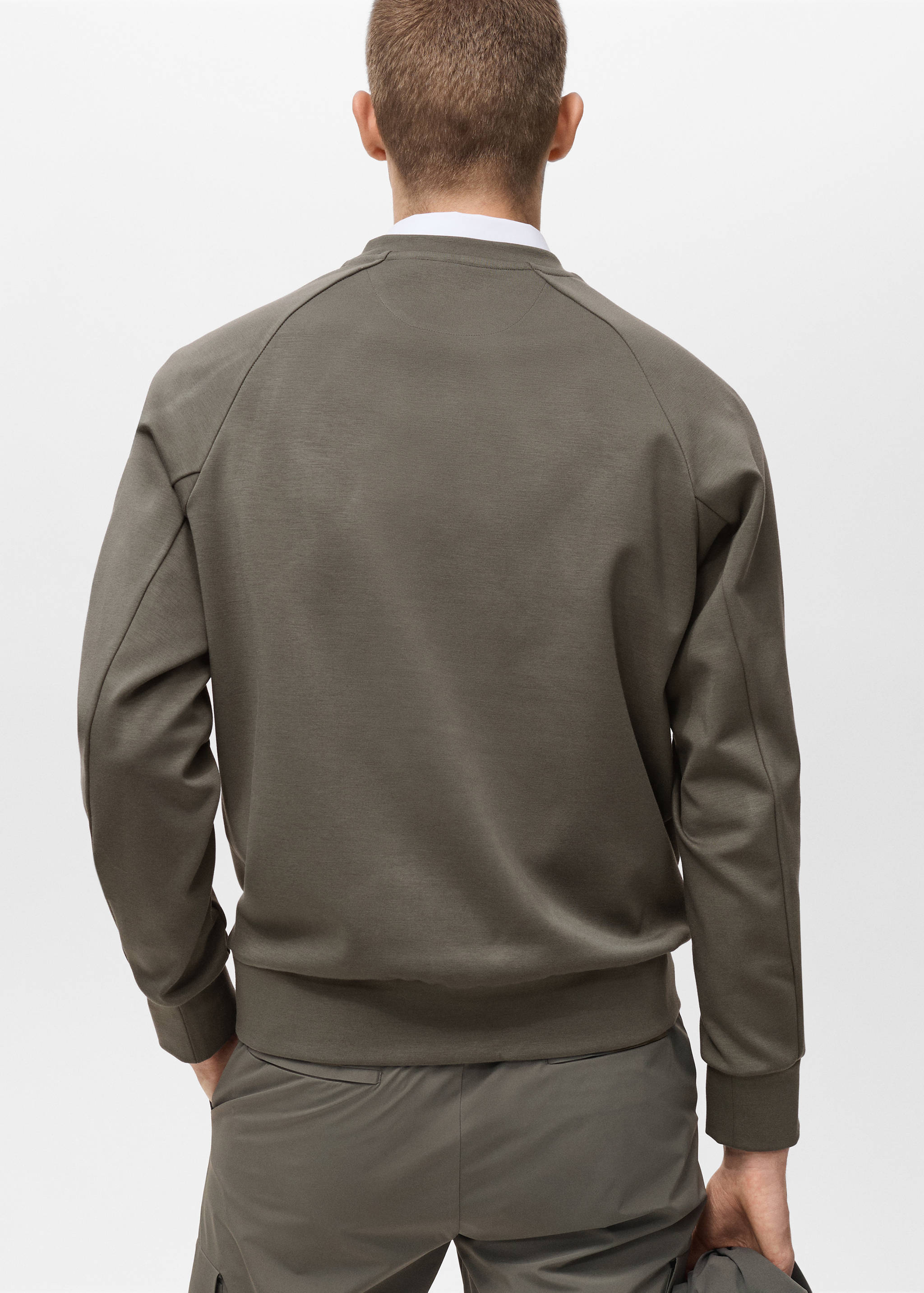 COOLMAX® crew neck sweatshirt - Reverse of the article