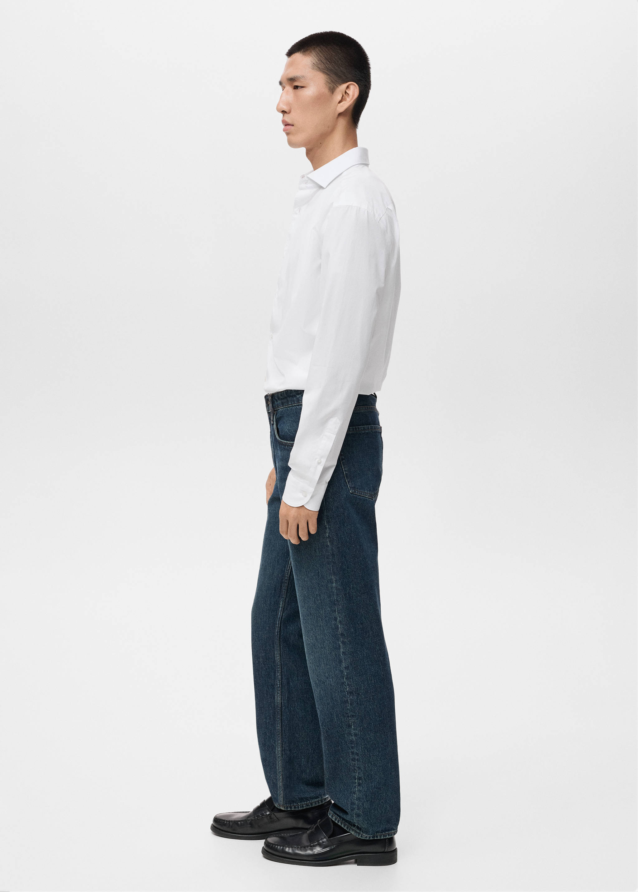 100% cotton regular-fit shirt - Details of the article 2