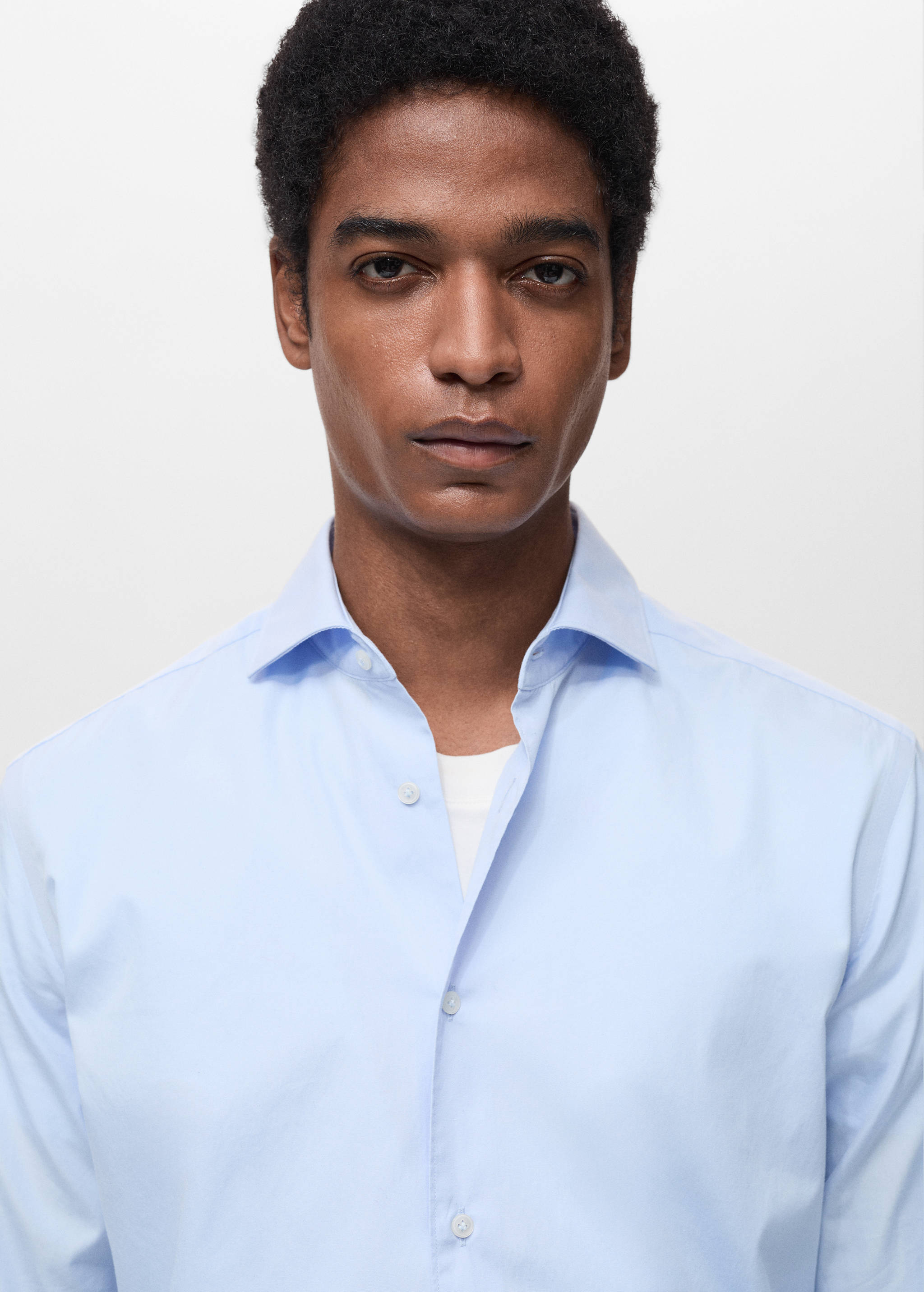 100% cotton regular-fit shirt - Details of the article 1