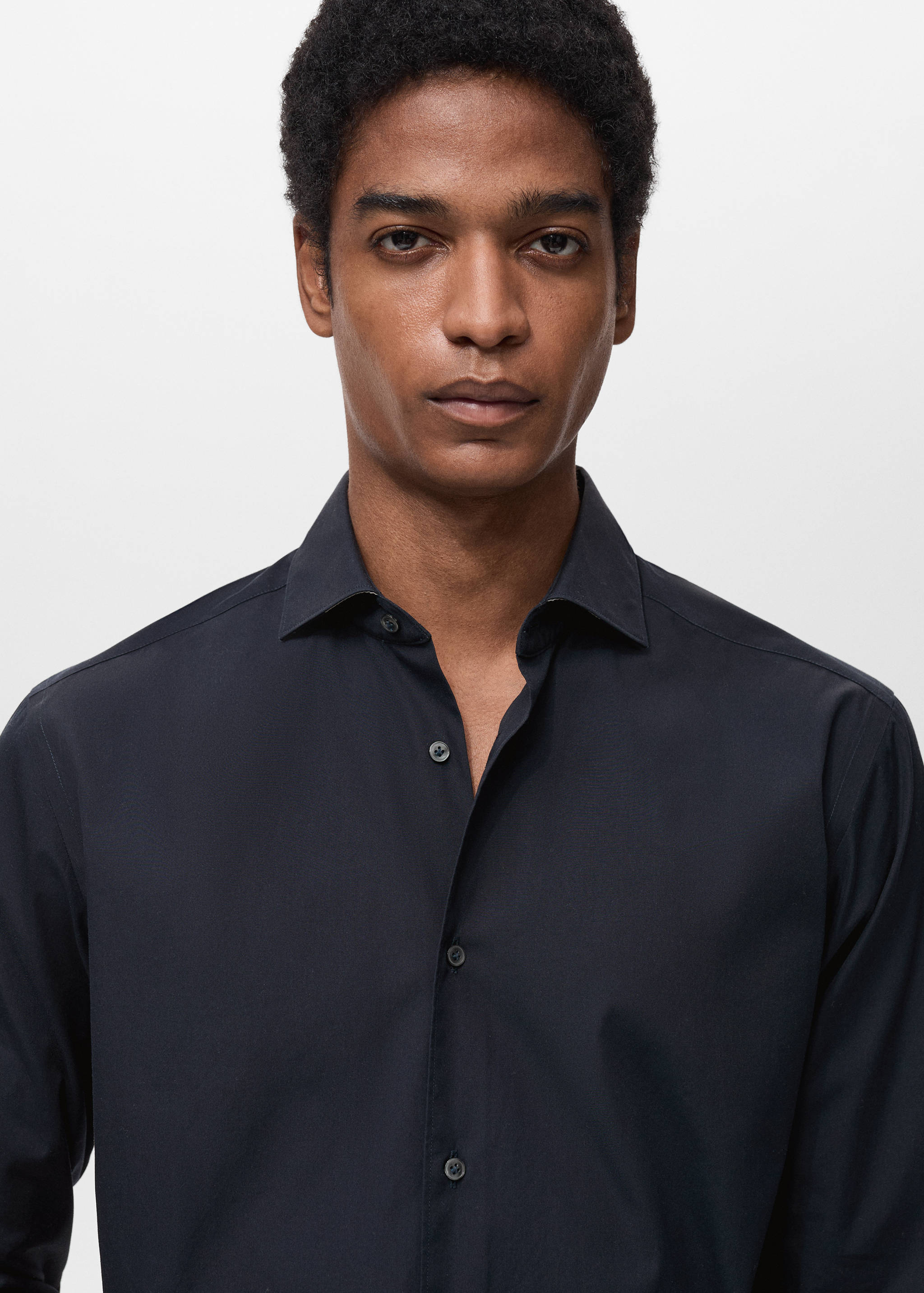 100% cotton regular-fit shirt - Details of the article 1