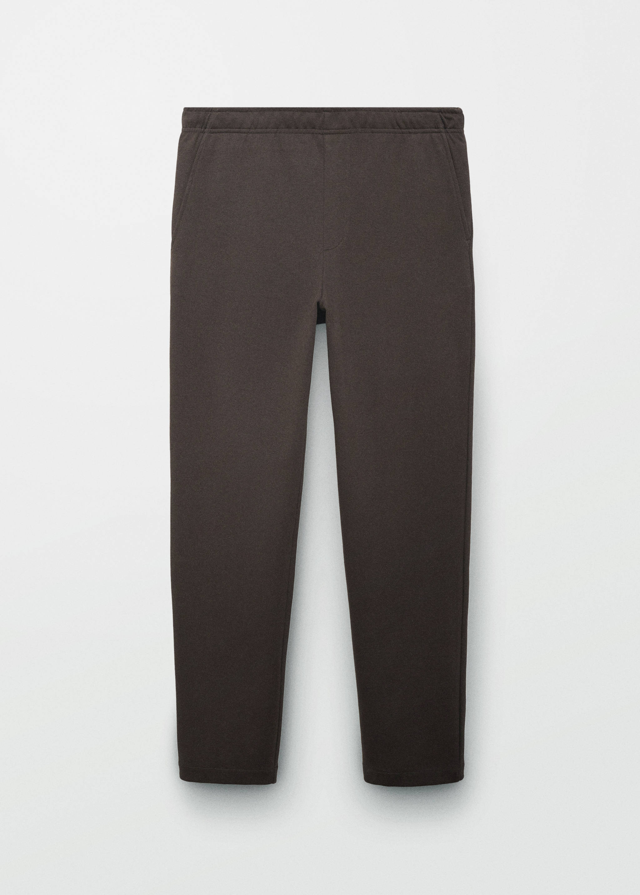 Cotton joggers with elastic waist - Details of the article 5