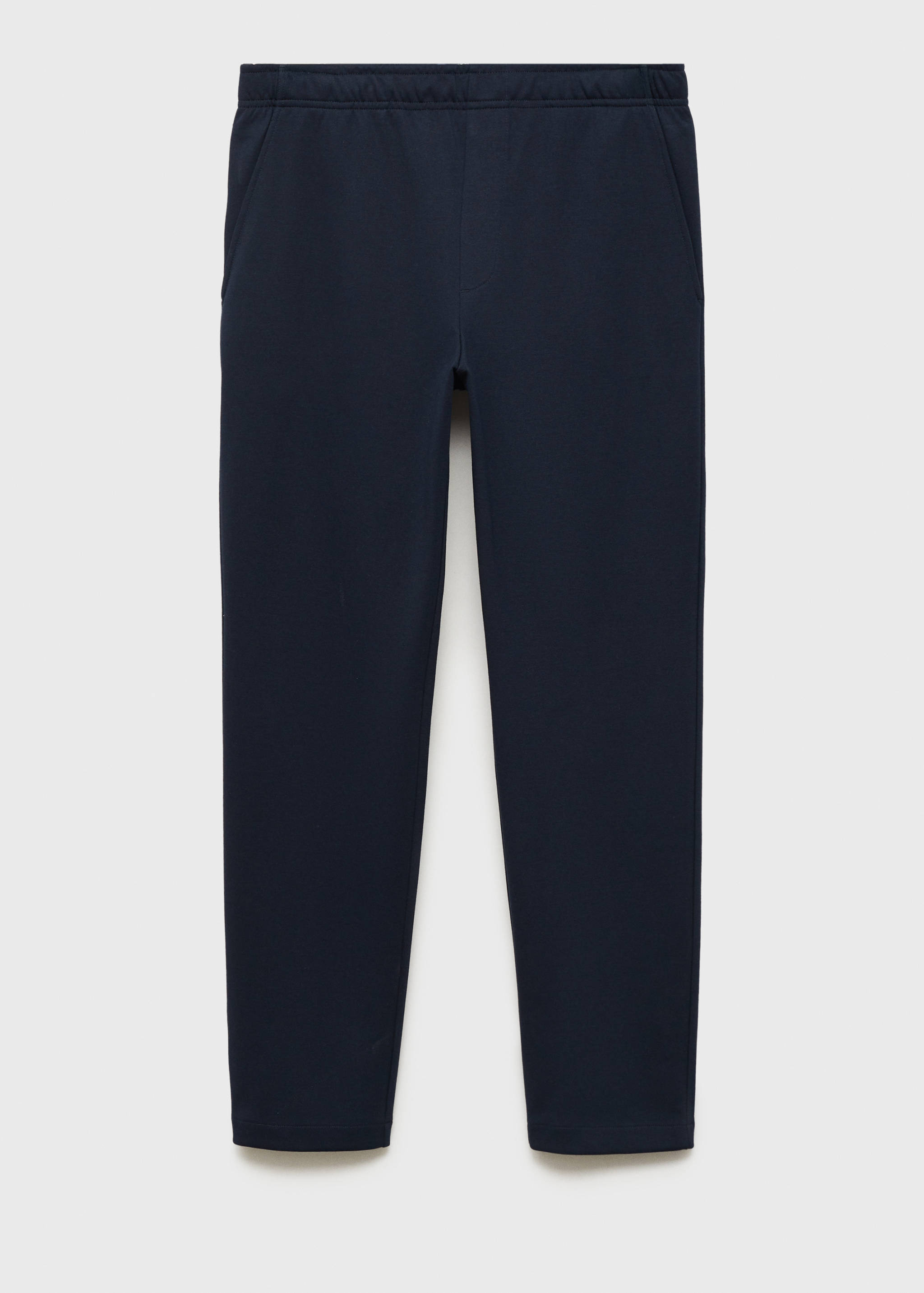 Cotton joggers with elastic waist - Article without model