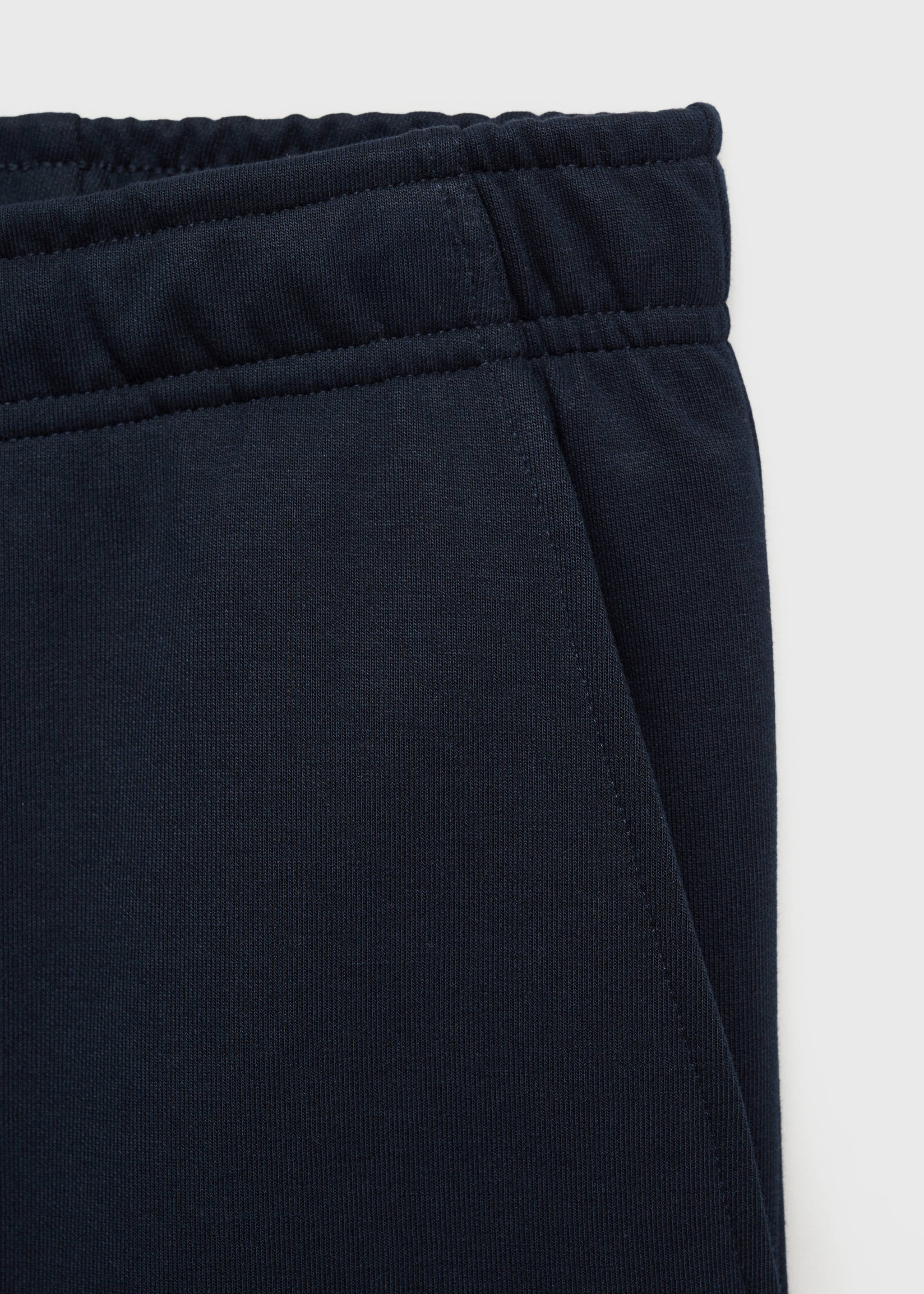 Cotton joggers with elastic waist - Details of the article 8