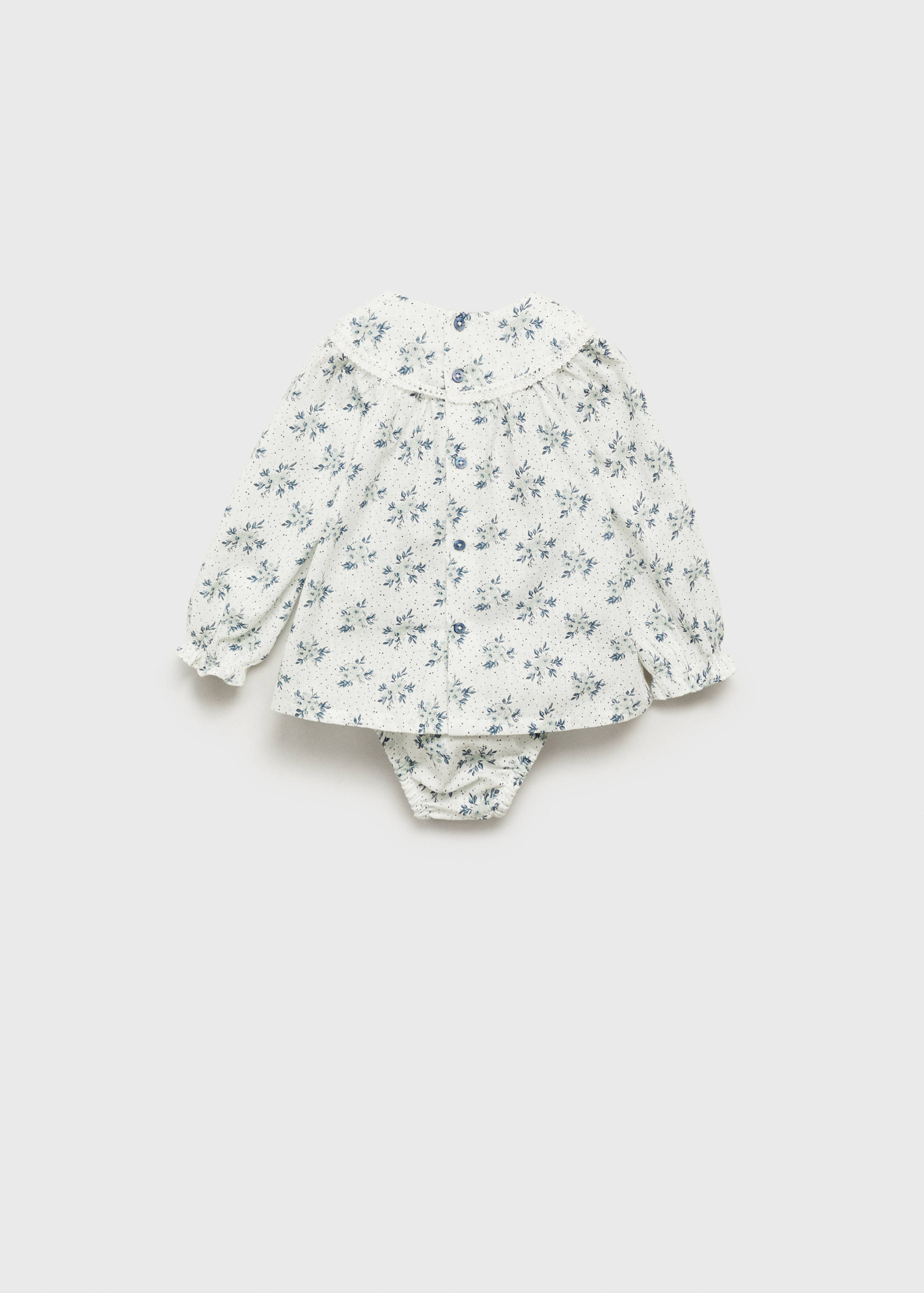 Bedrukt jurkje en broekje - Achterkant van het artikel