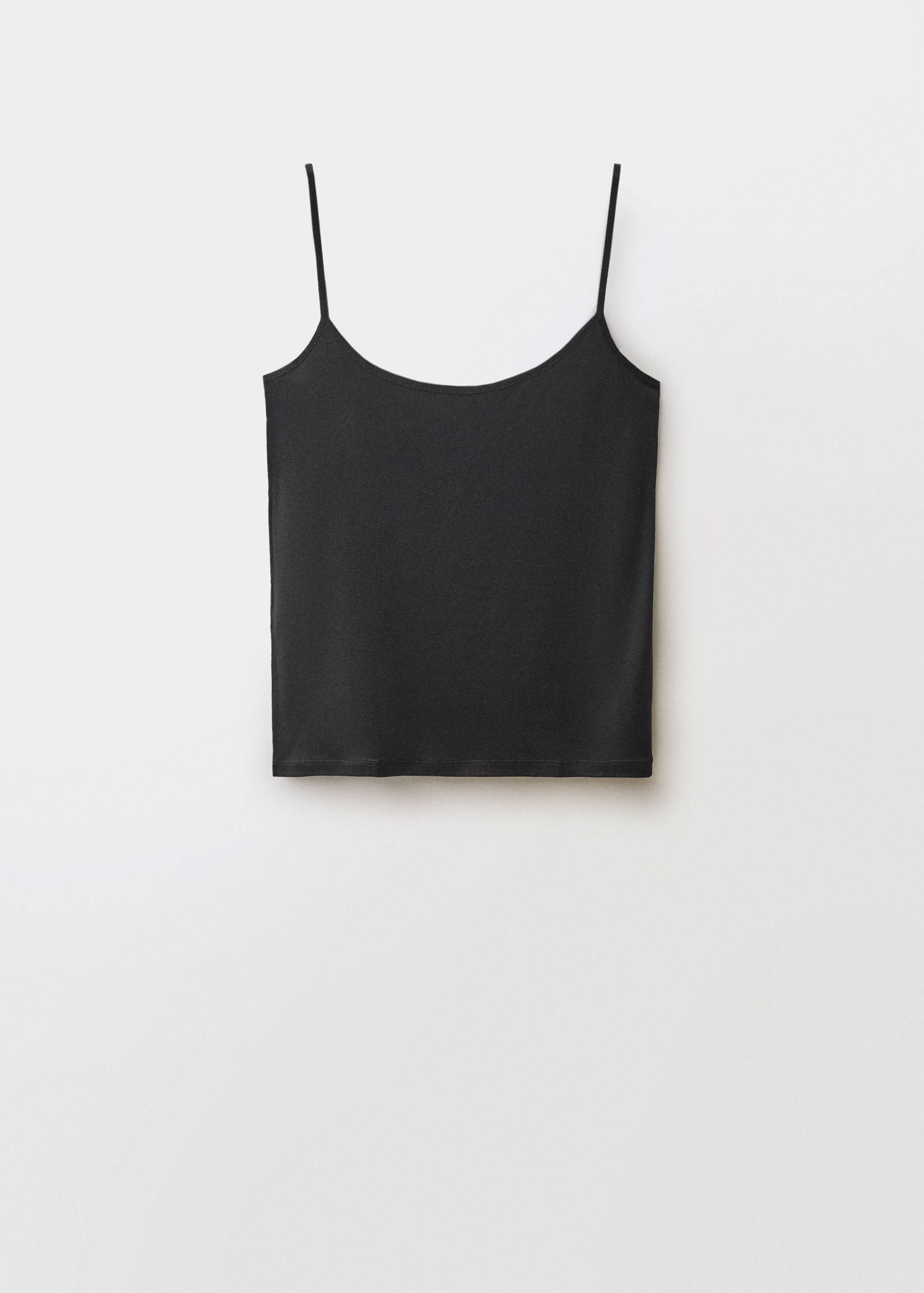 Silk top with thin straps - Article without model