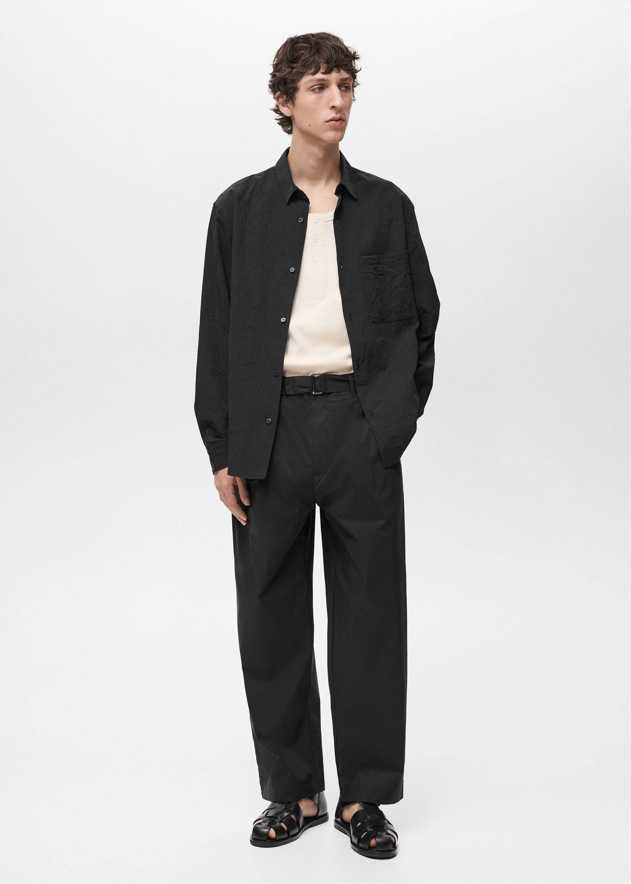 Chemise effet froissé - Plan général