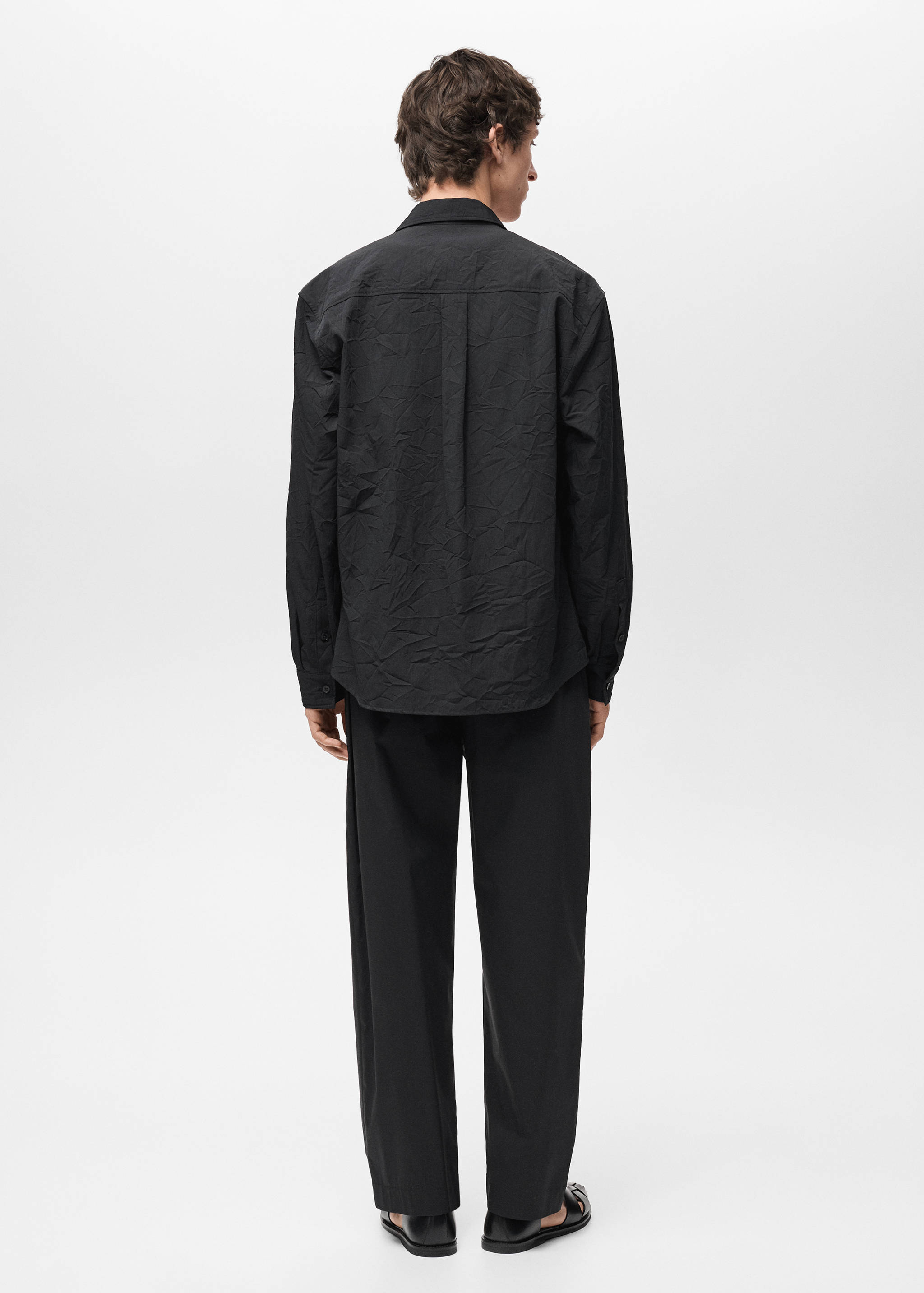 Chemise effet froissé - Verso de l’article