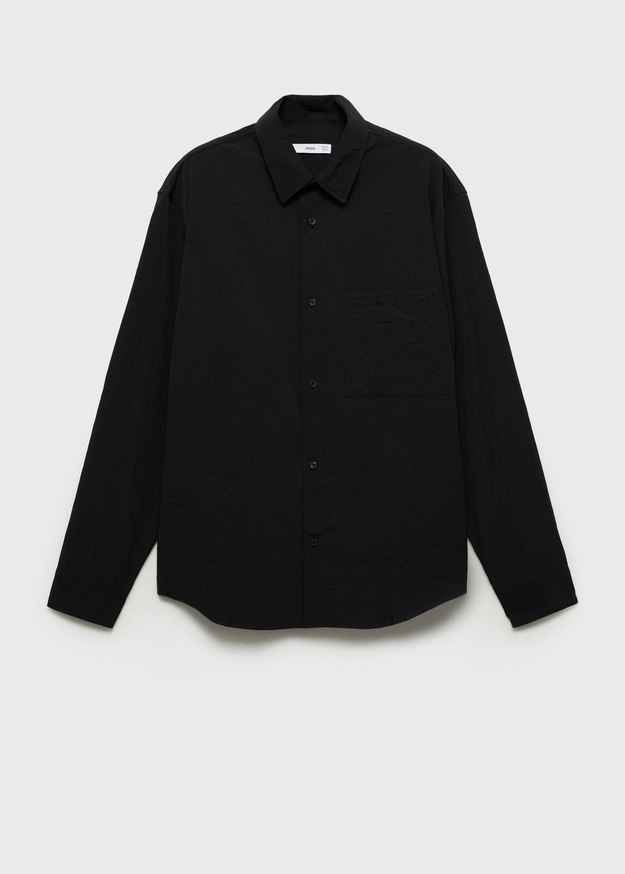 Creased-effect shirt - Article without model