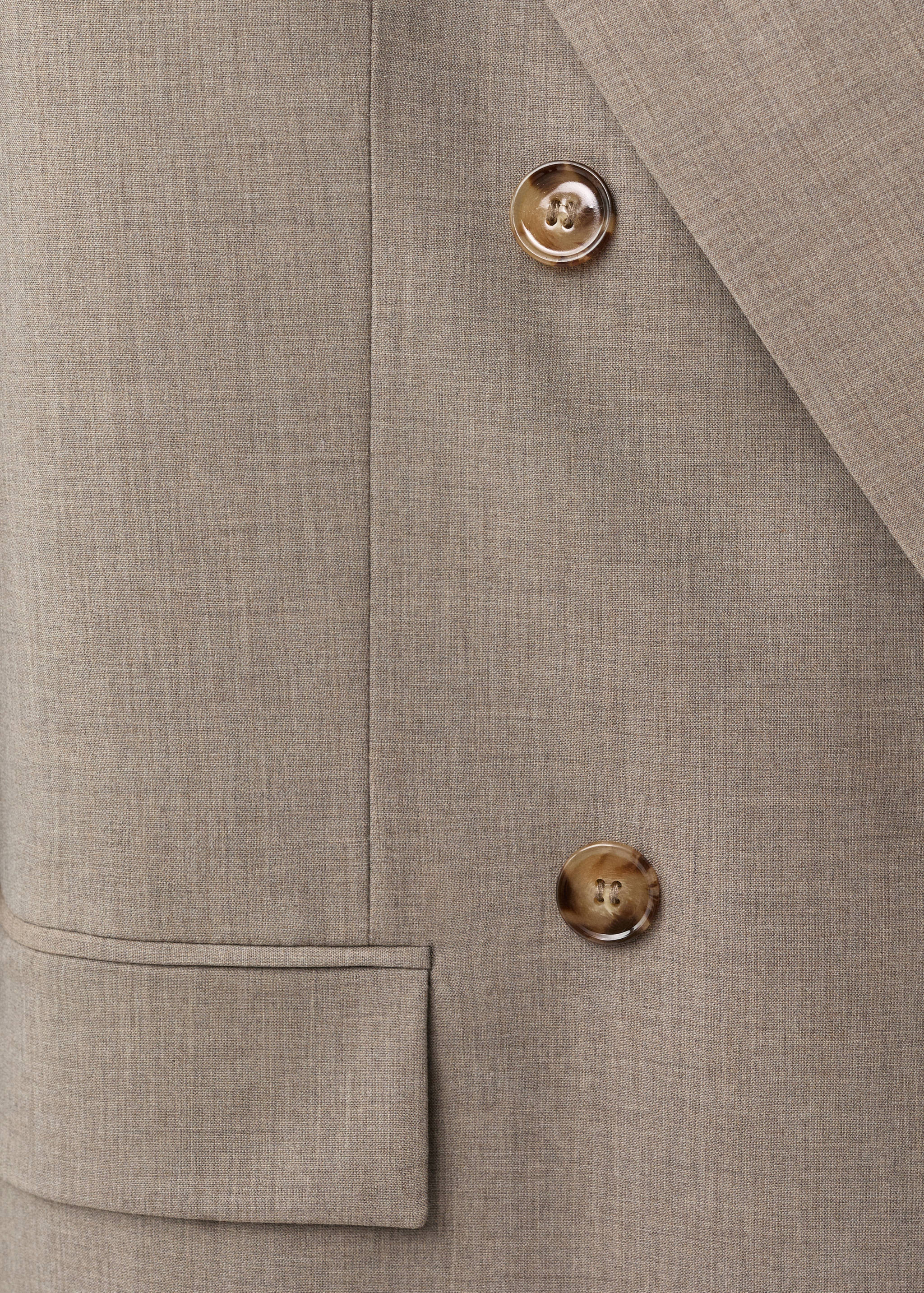 Wool-blend suit blazer - Details of the article 0