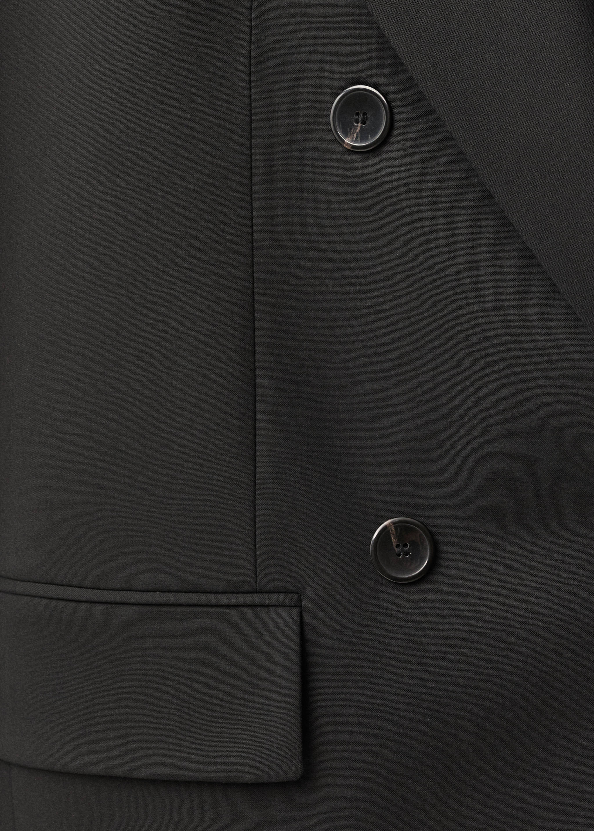 Wool-blend suit blazer - Details of the article 0