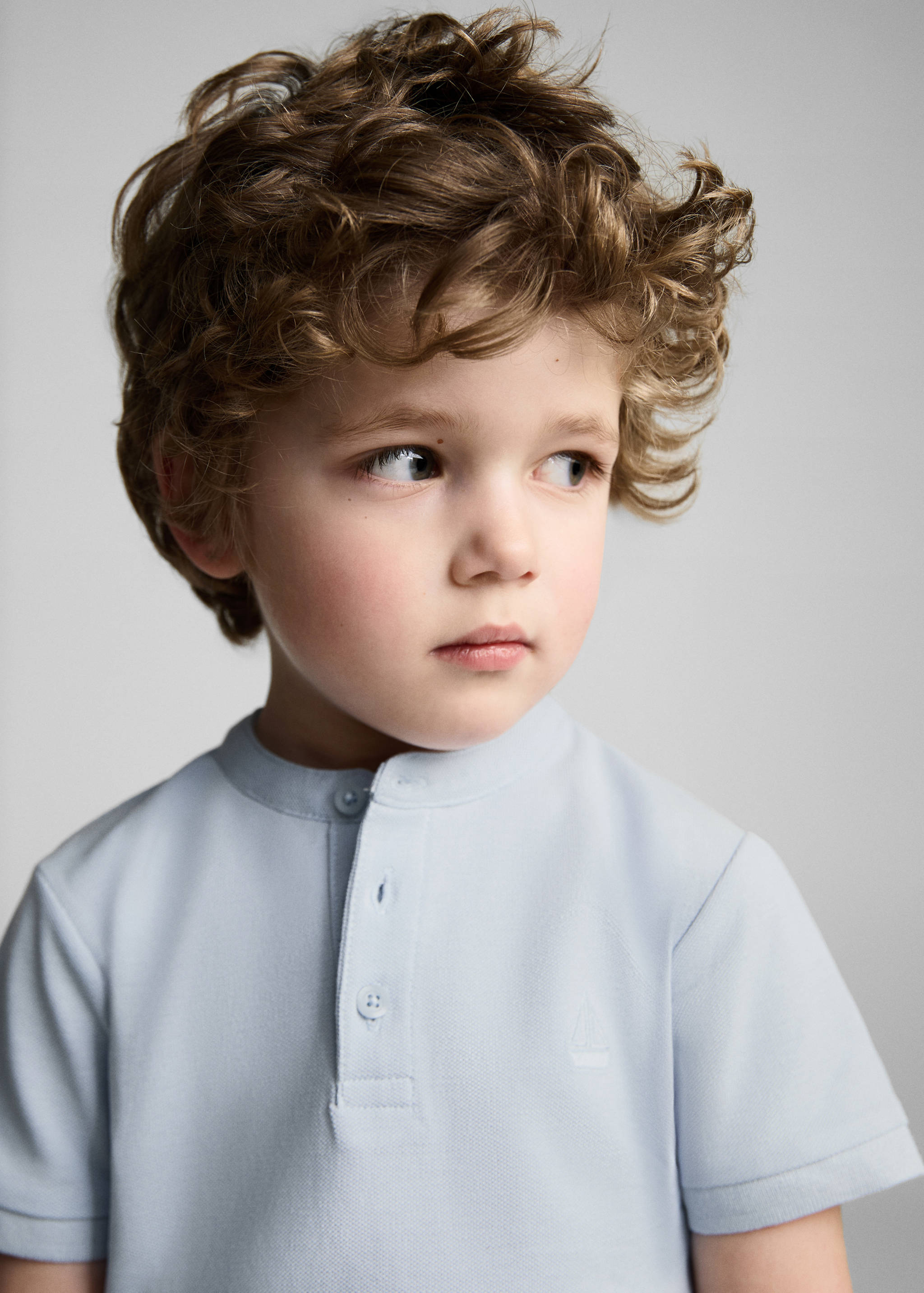 Polo coton col mao - Détail de l'article 1