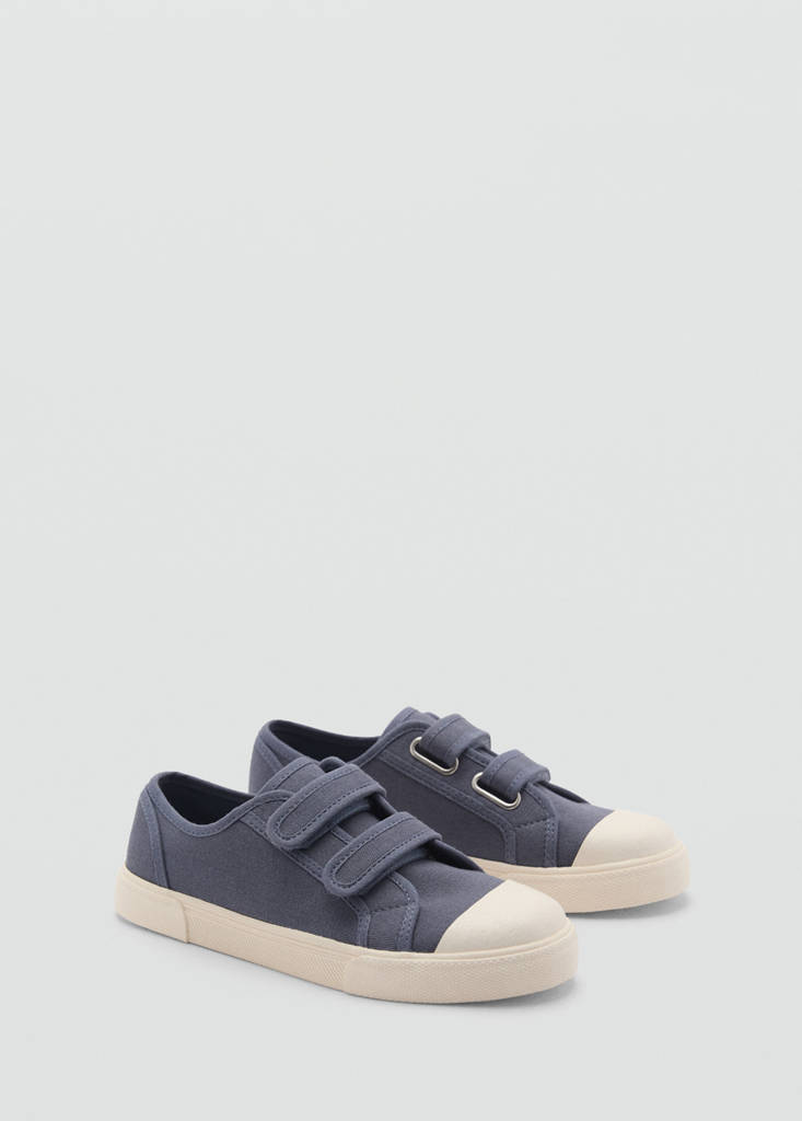 Velcro fastening straps sneakers — Blue
