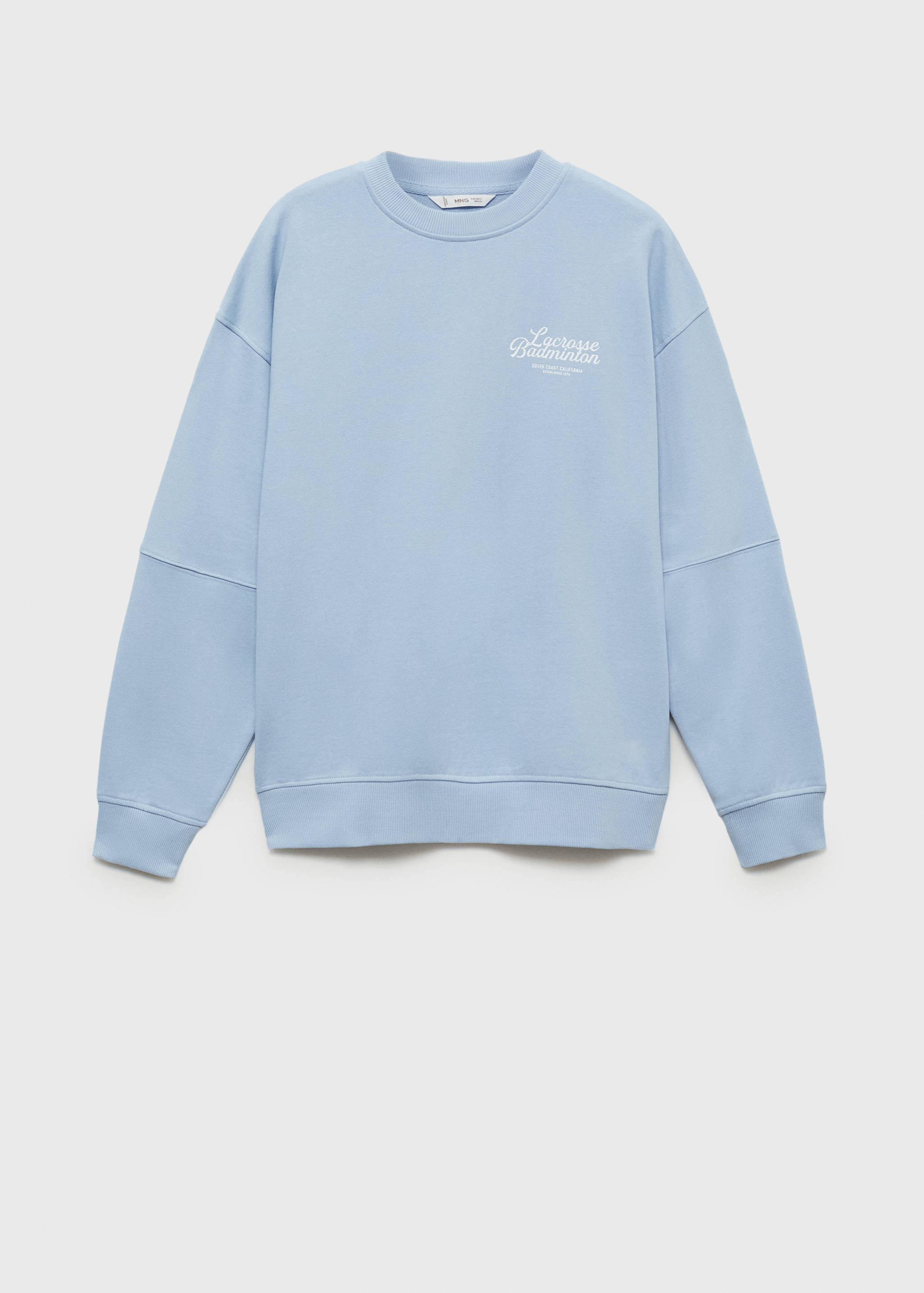 Sudadera algodón mensaje estampado - Artículo sin modelo