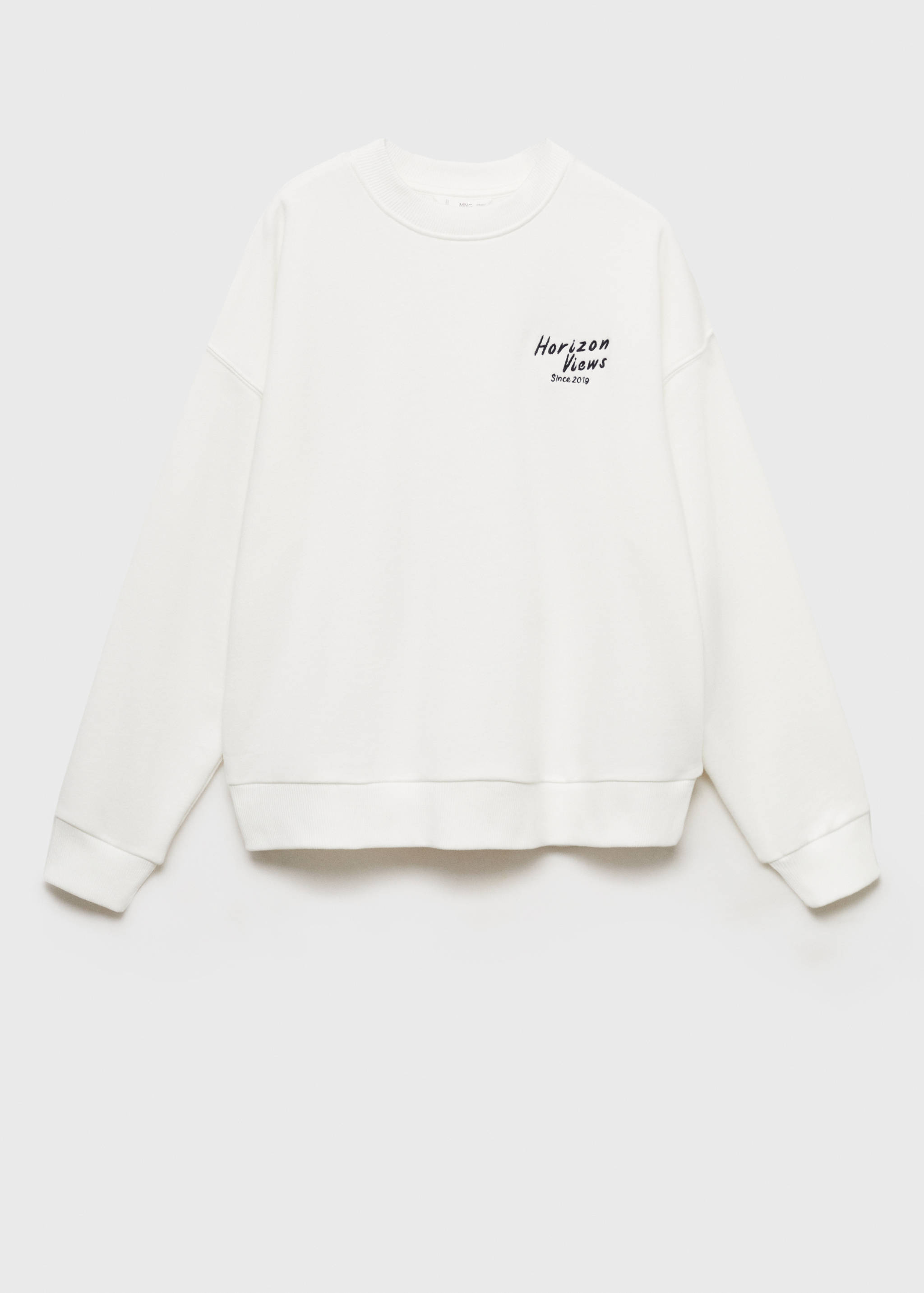 Printed cotton sweatshirt - Article without model