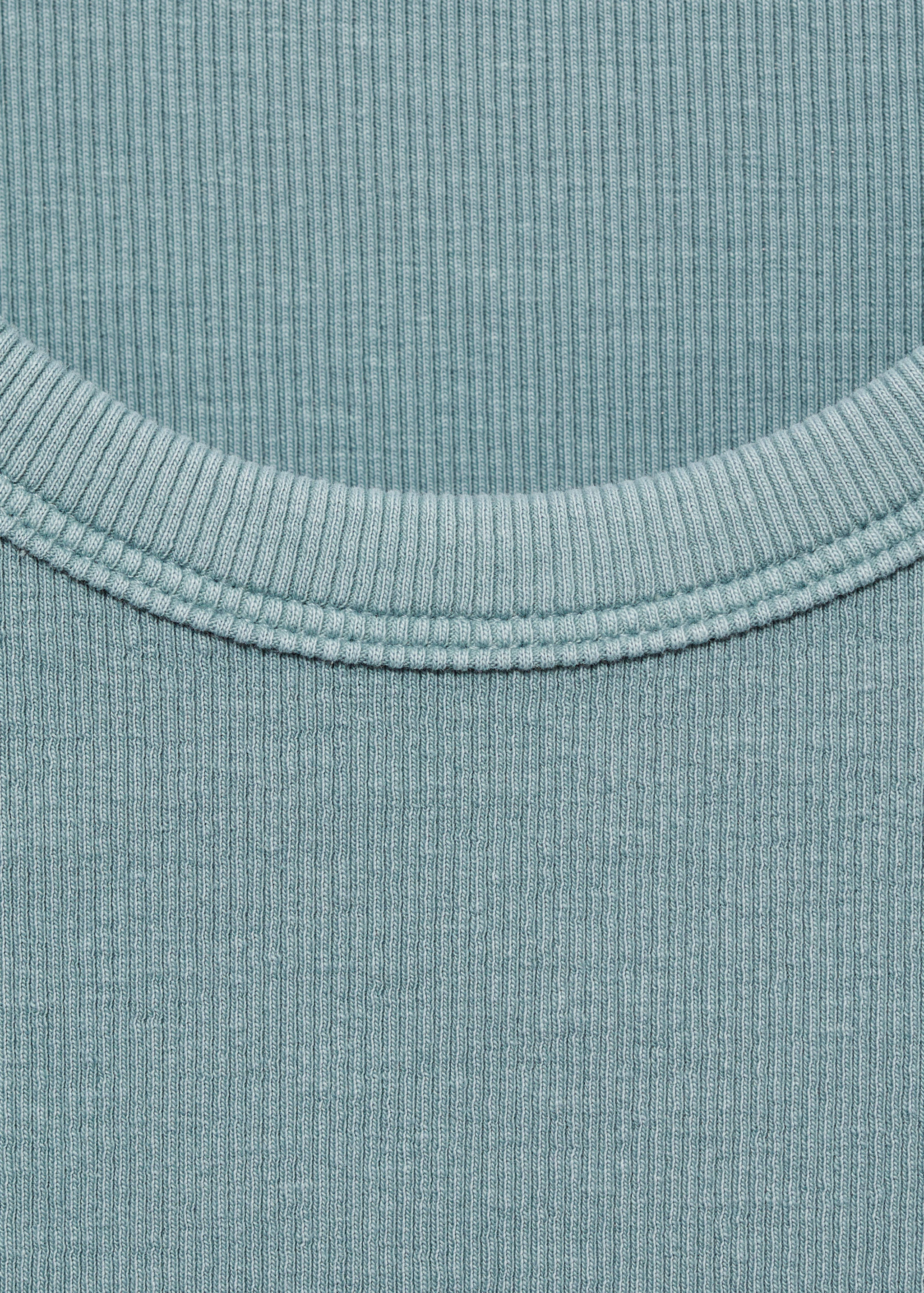 Ribbed knit top - Details of the article 8