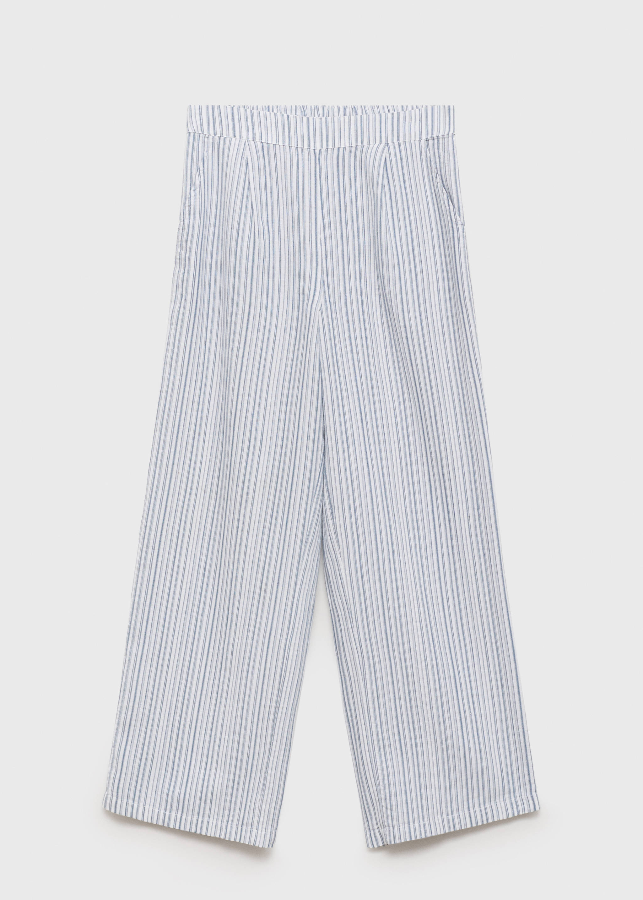 Striped cotton trousers - Article without model