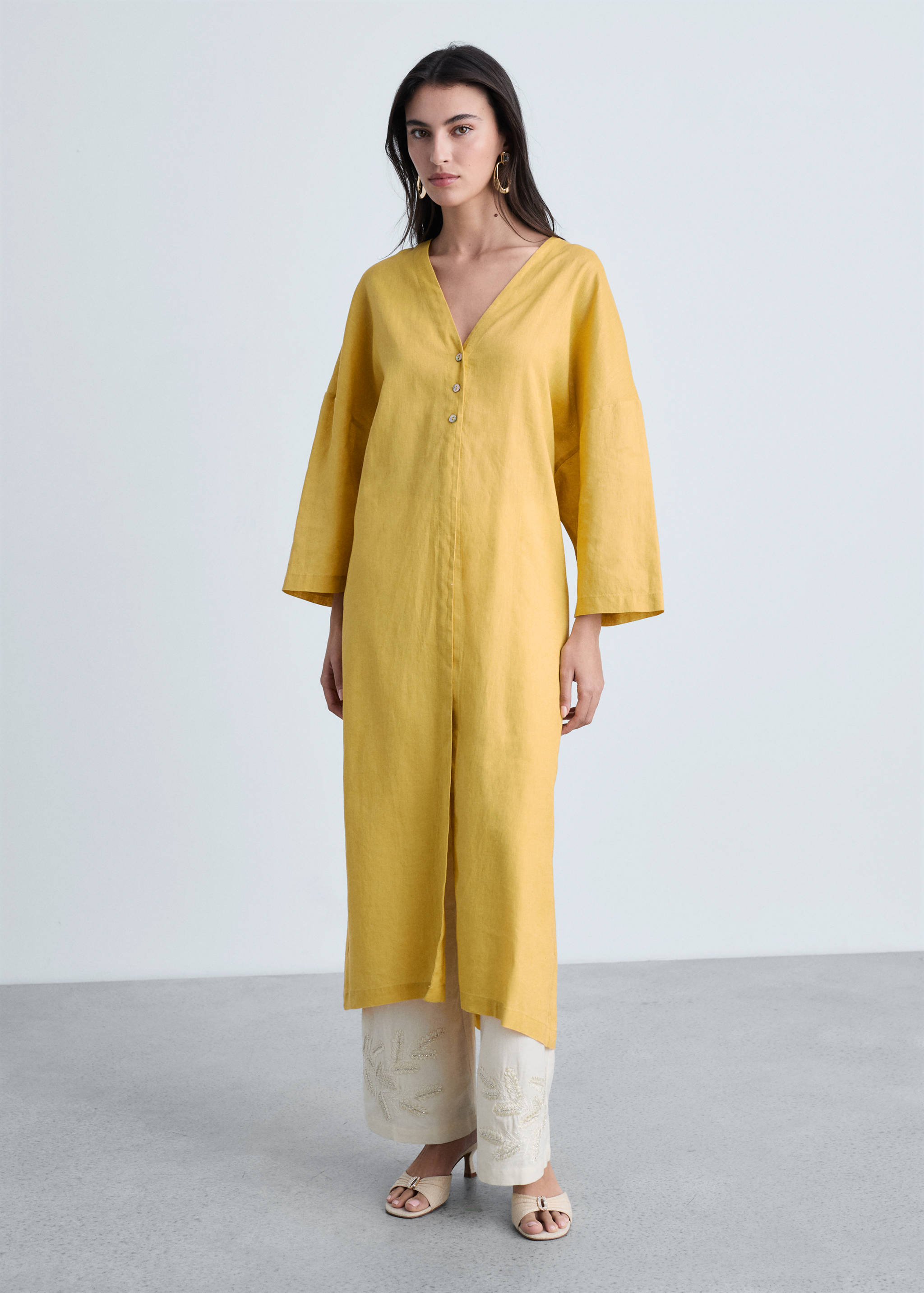Robe lin oversize - Plan général