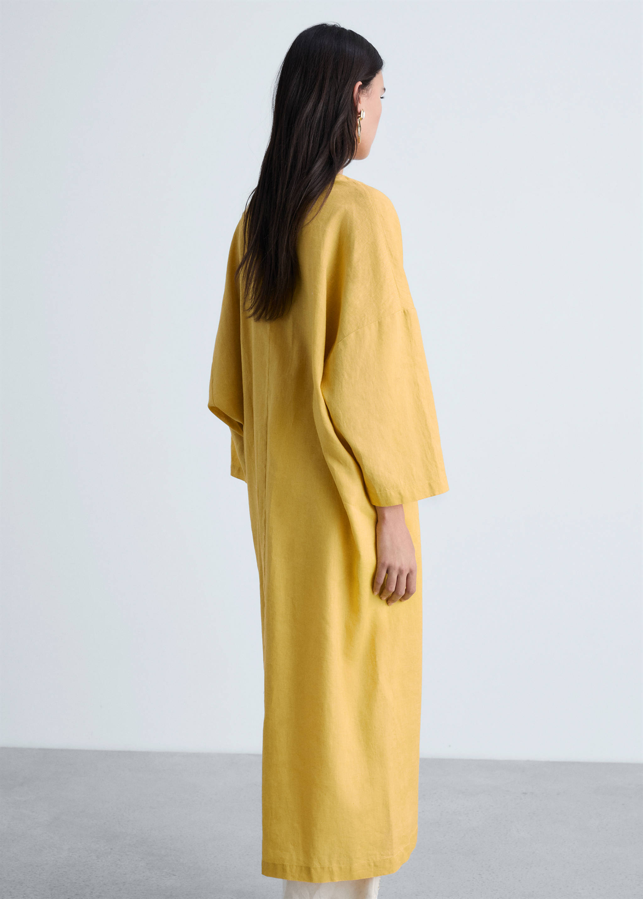 Robe lin oversize - Verso de l’article