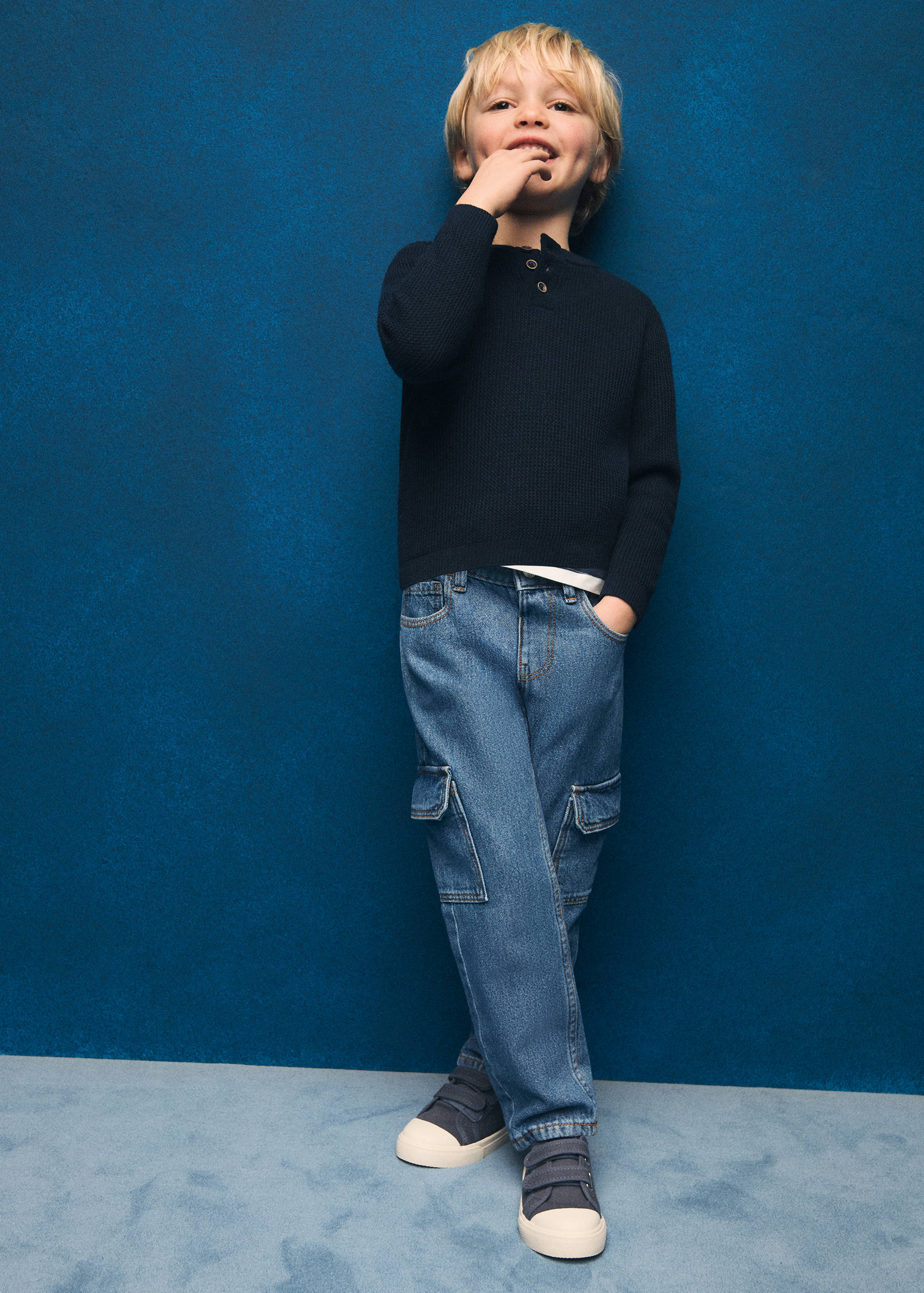 Jeans rectos estilo cargo - Detalle del artículo 5