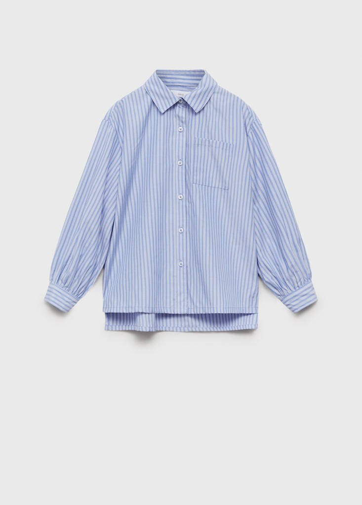 Striped shirt — Blue