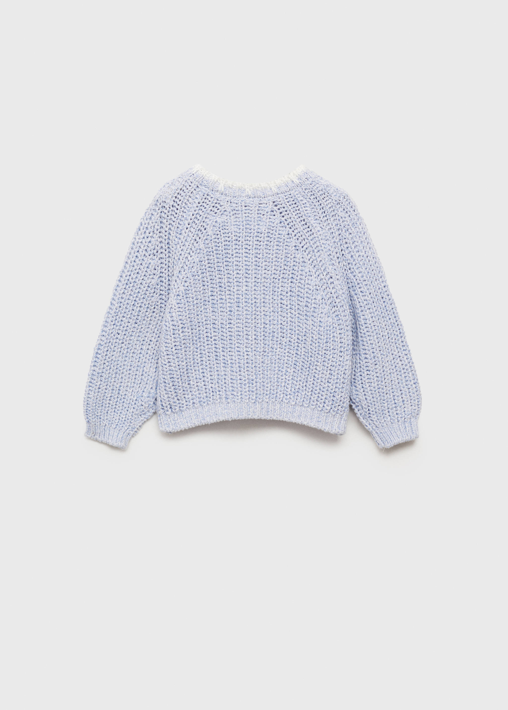 Gebreide katoenen trui - Achterkant van het artikel