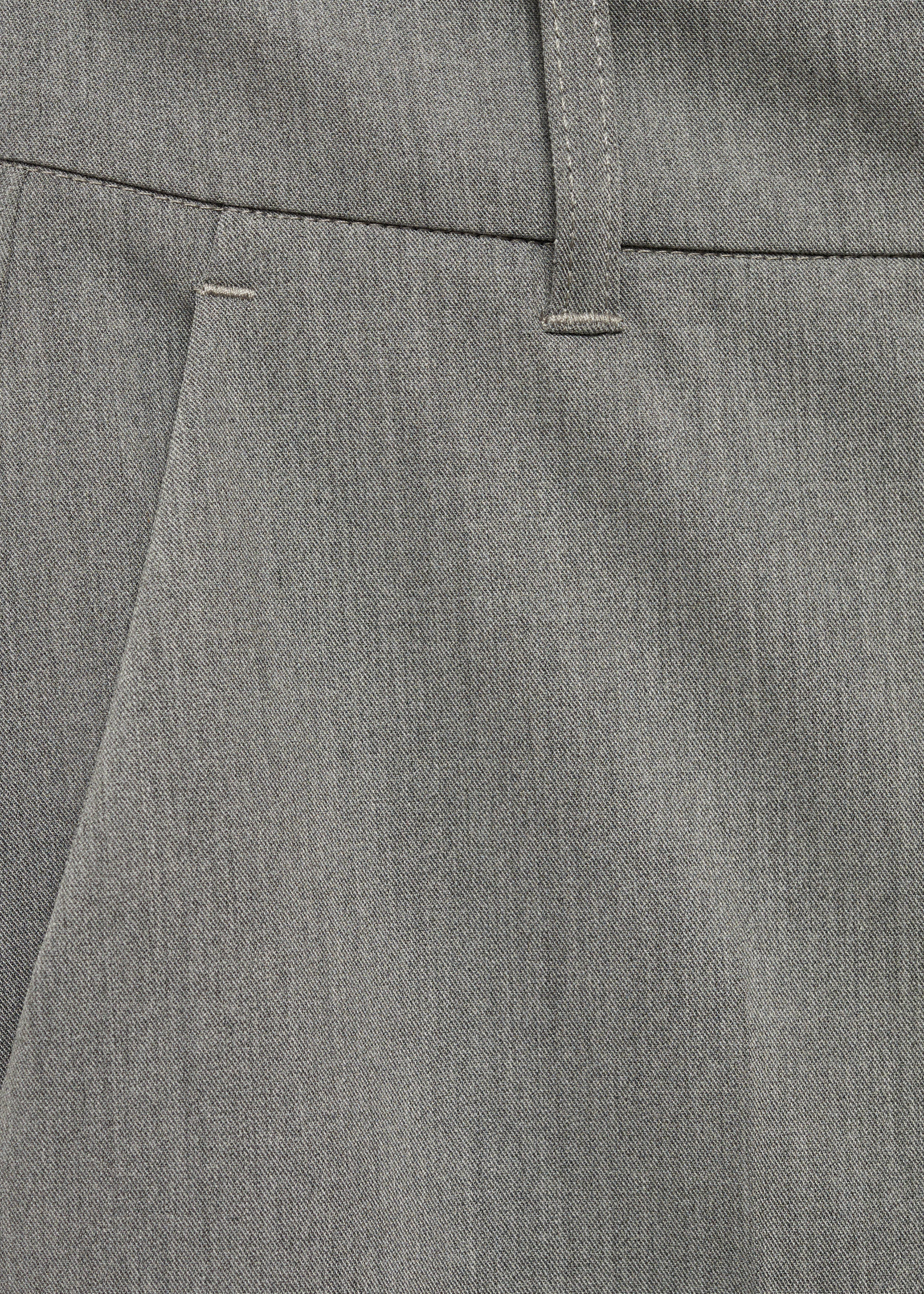 Straight mid-rise trousers - Details of the article 8