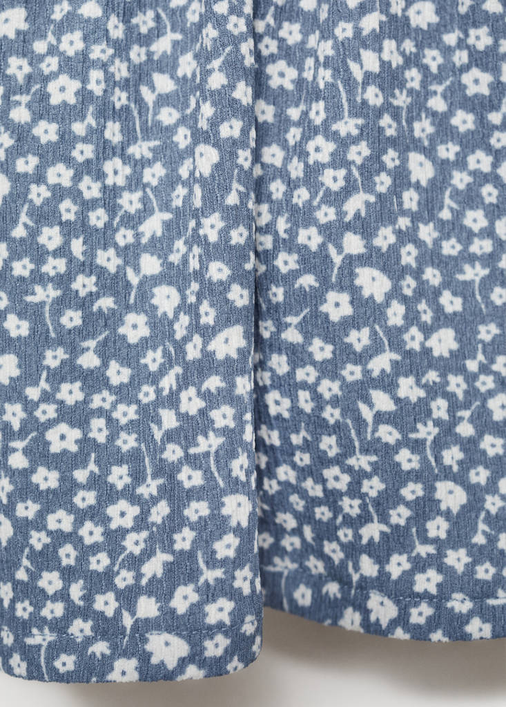 Floral print skirt — Blue