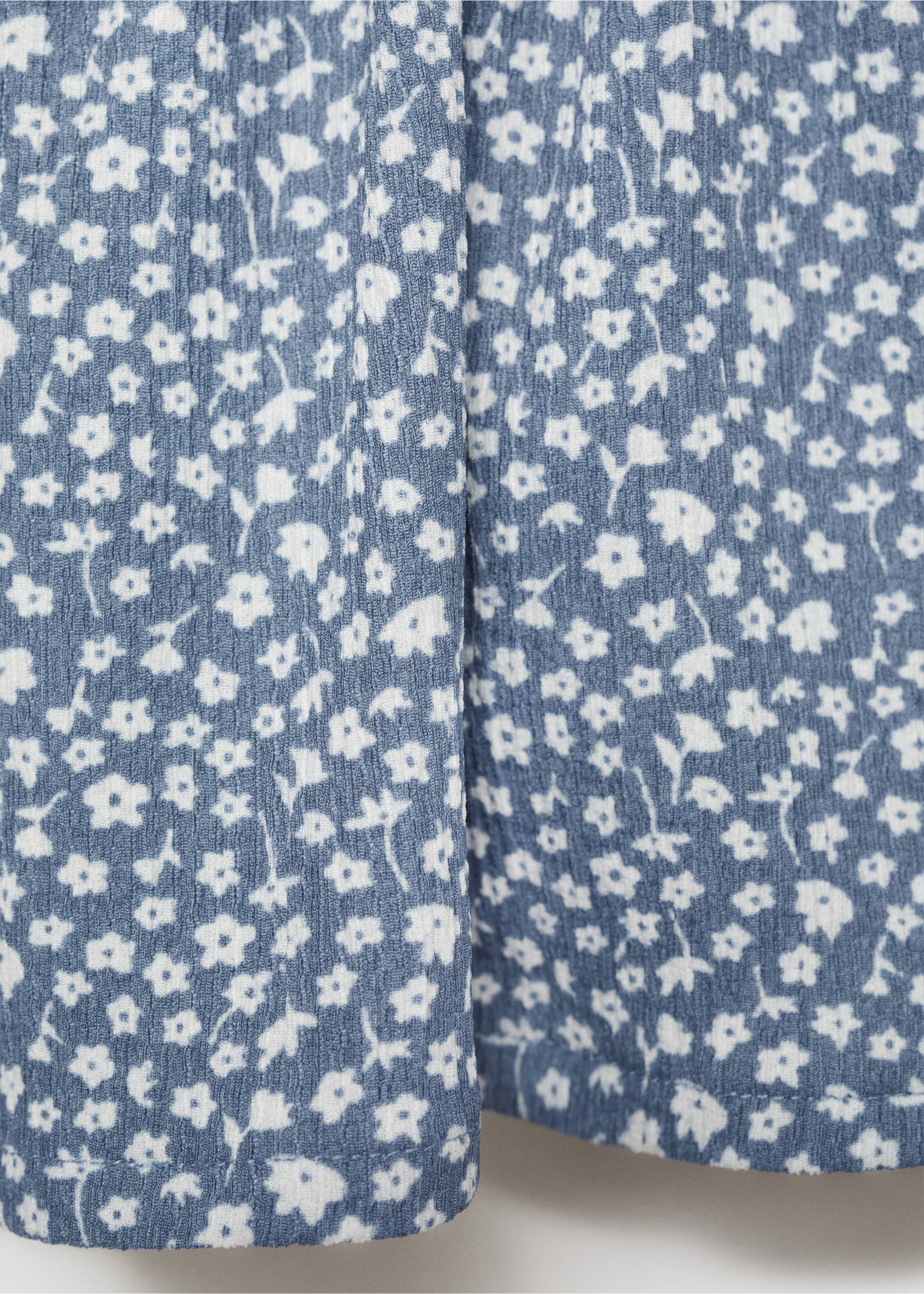 Falda estampado floral - Detalle del artículo 0, Azul. Ref: 87064803-00.