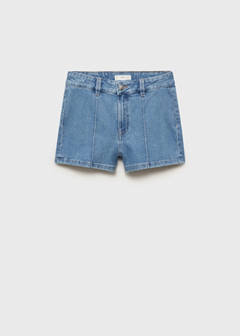 Straight-fit denim shorts — Medium Blue 3