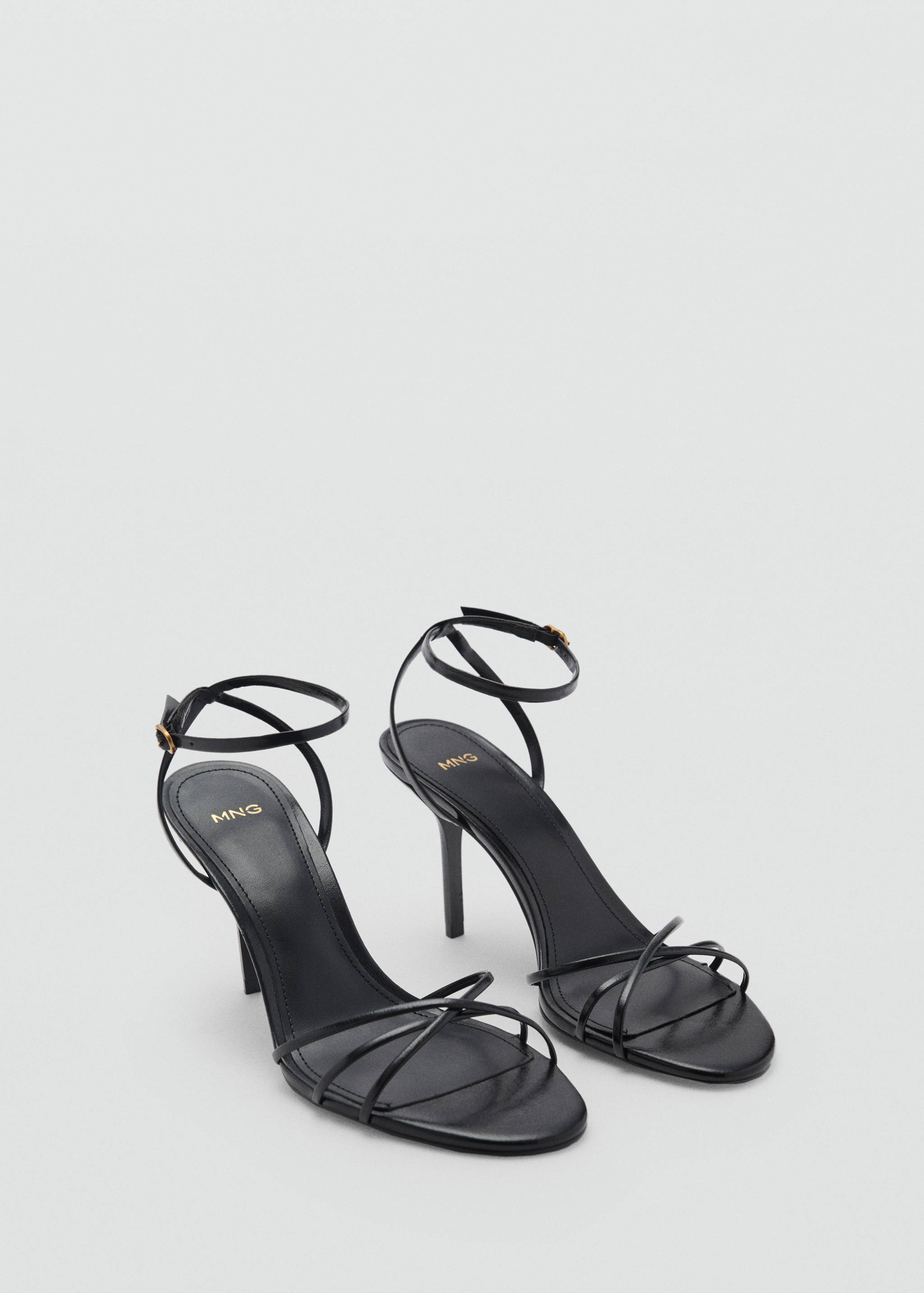Strappy heeled sandals - Medium plane
