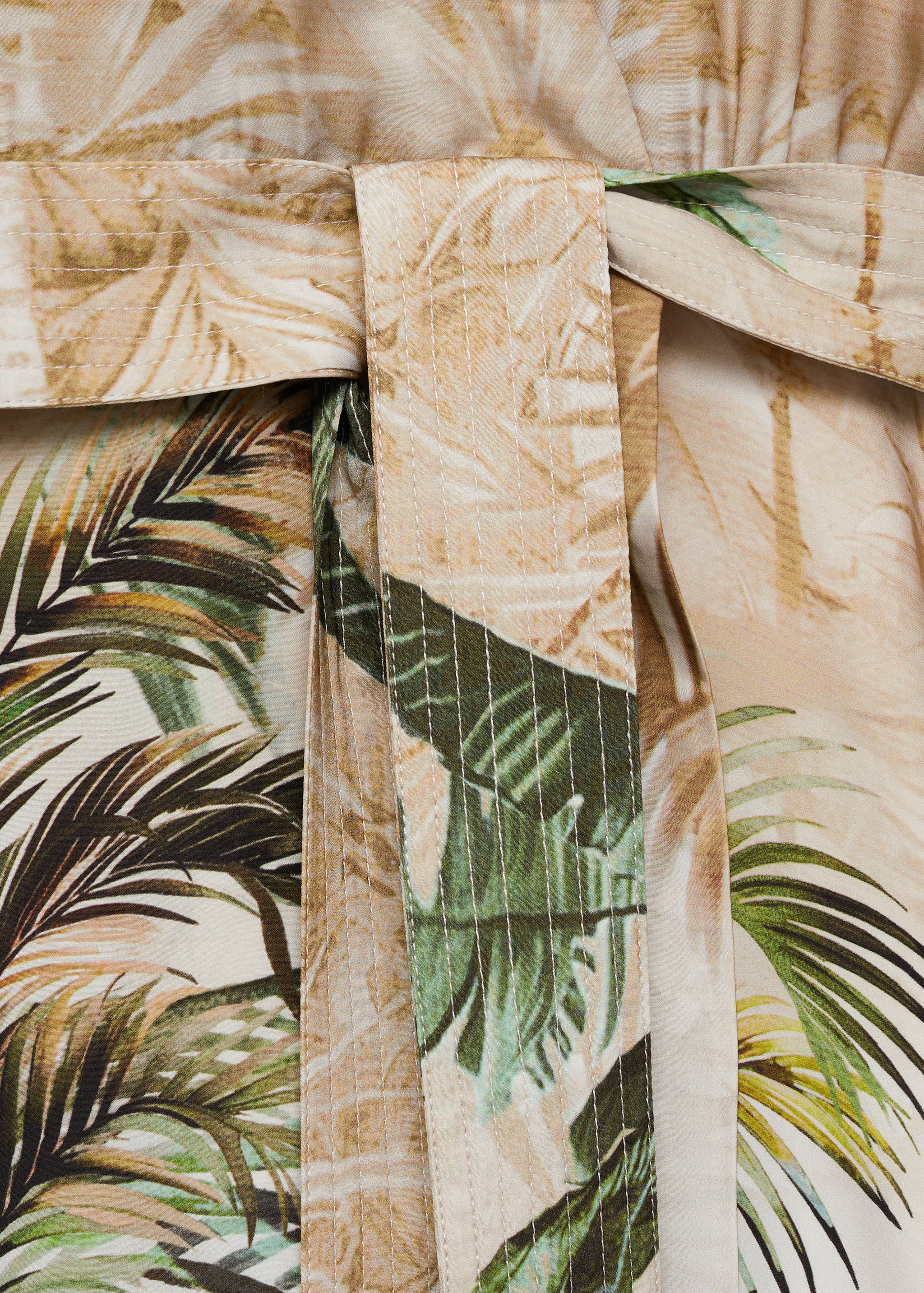 Crossover tropical dress - Details of the article 8